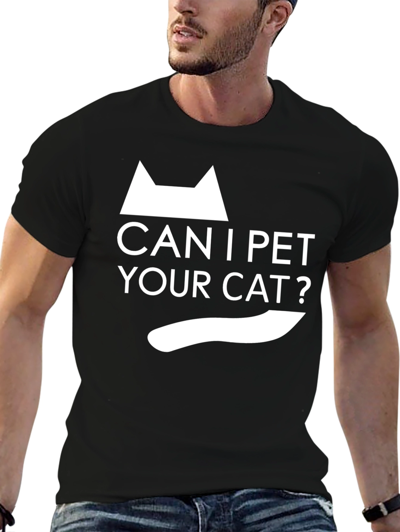 Can I Pet Your Cat? Graphic T-Shirt