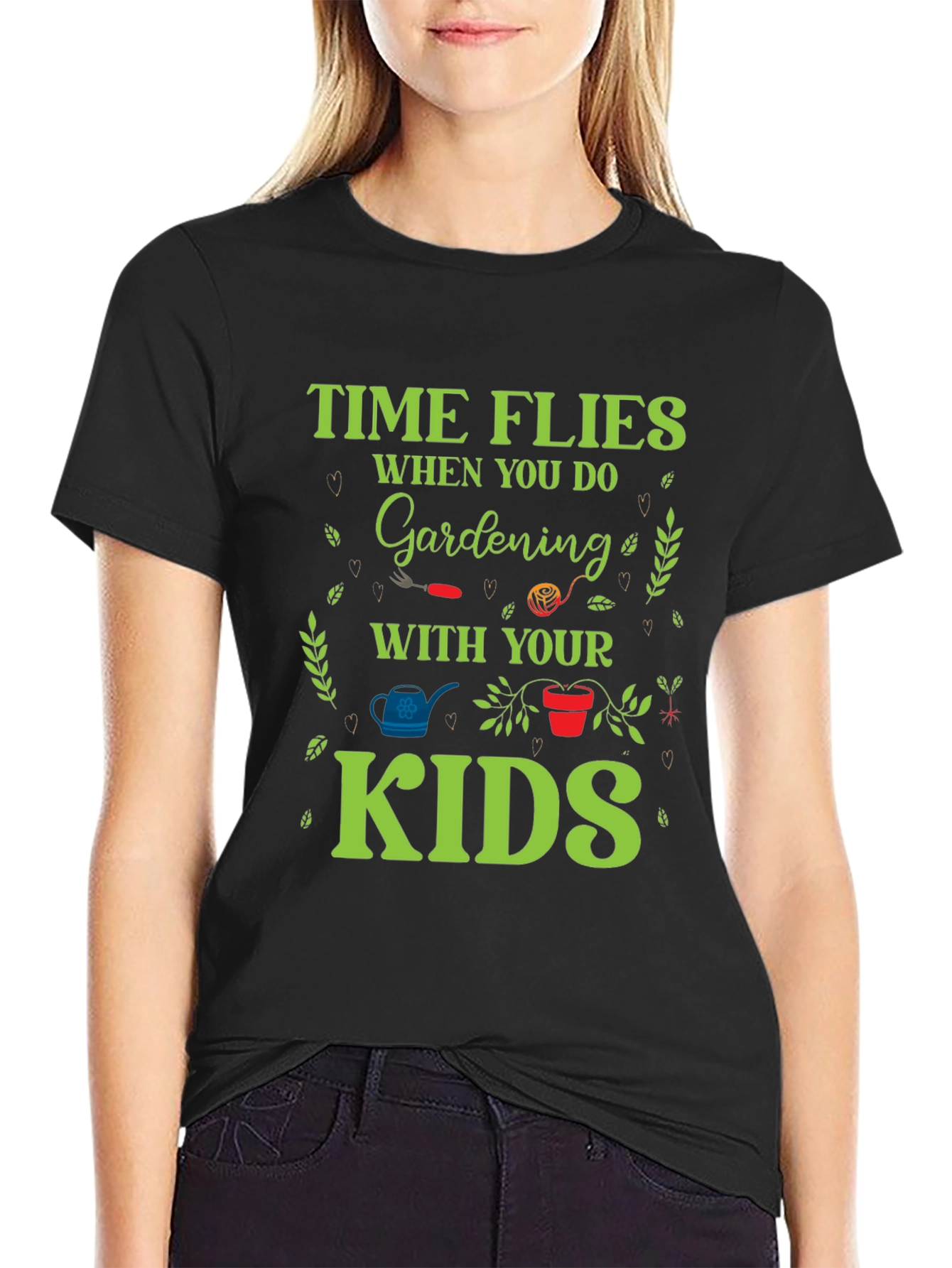 Time Flies Gardening T-Shirt - Garden With Your Kids!