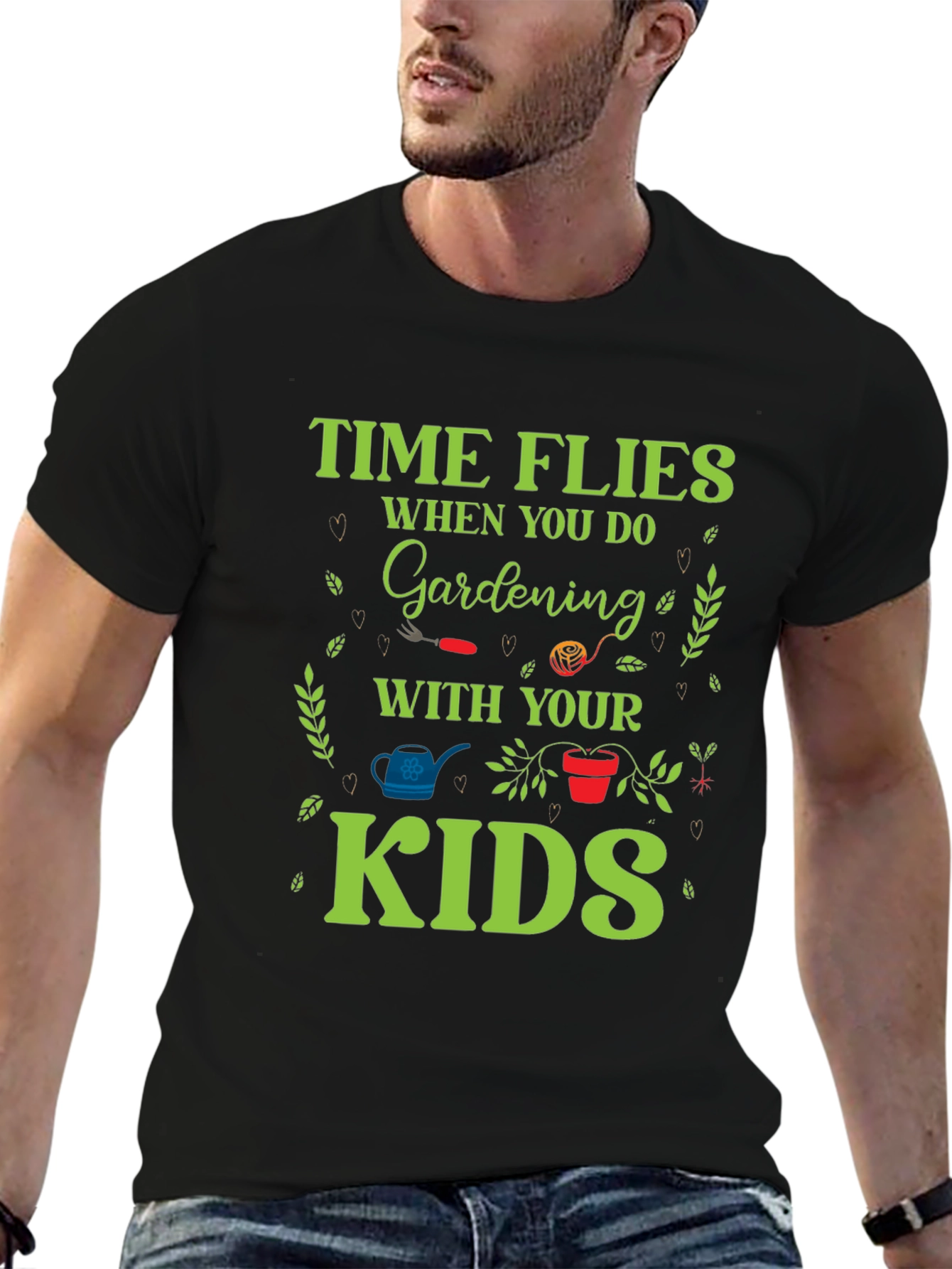 Time Flies Gardening T-Shirt - Garden With Your Kids!