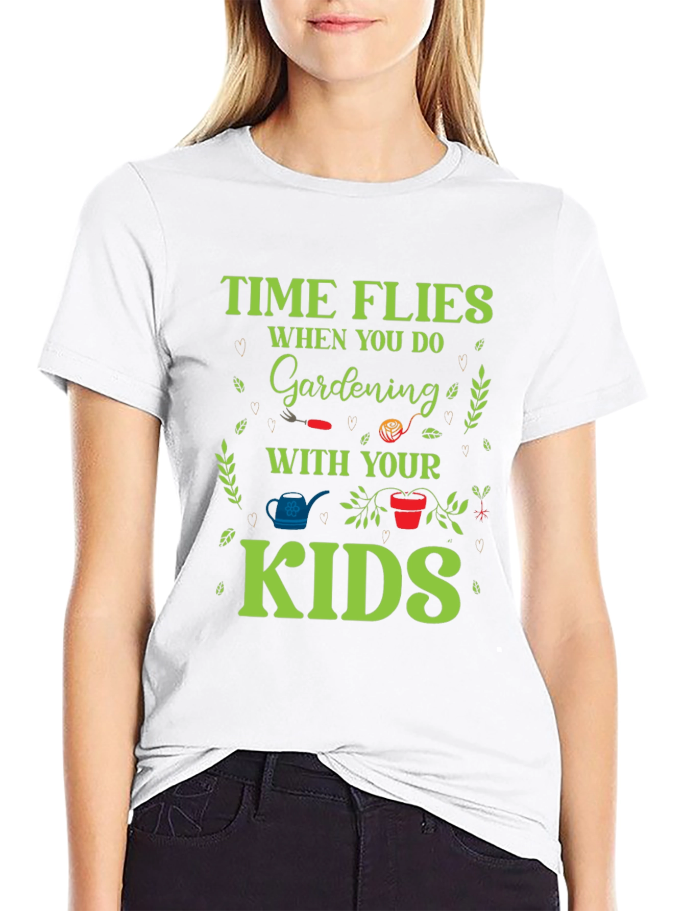 Time Flies Gardening T-Shirt - Garden With Your Kids!