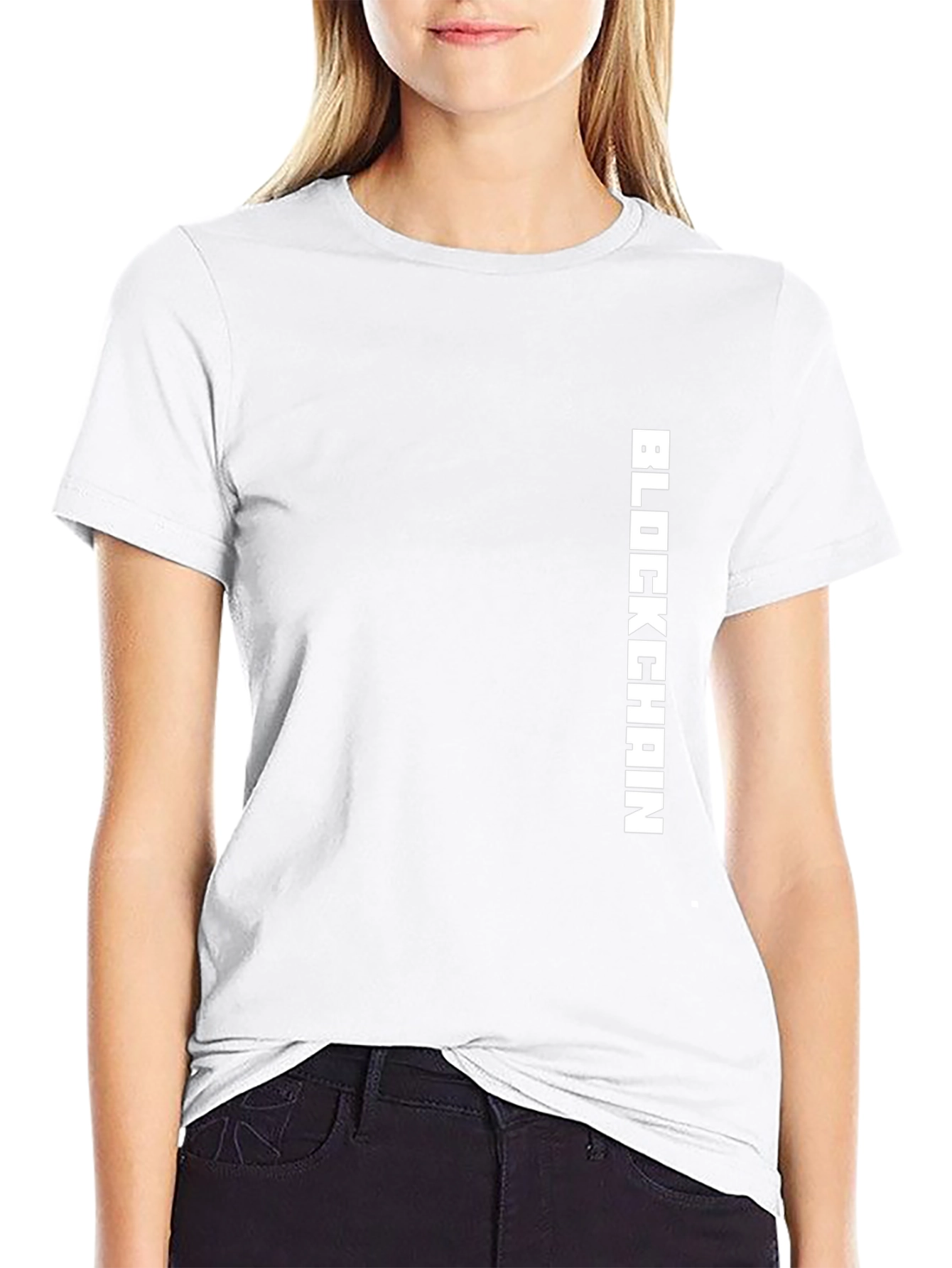 Black Blockchain T-Shirt: Modern Crypto Style