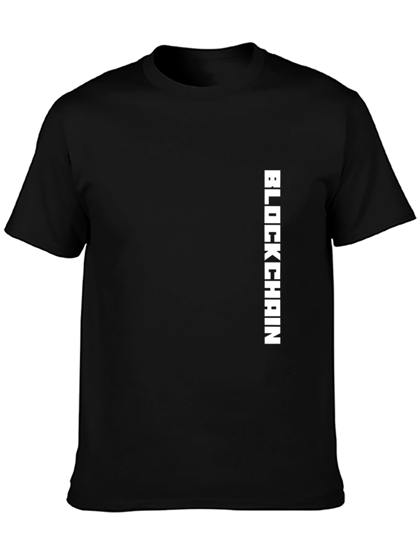 Black Blockchain T-Shirt: Modern Crypto Style