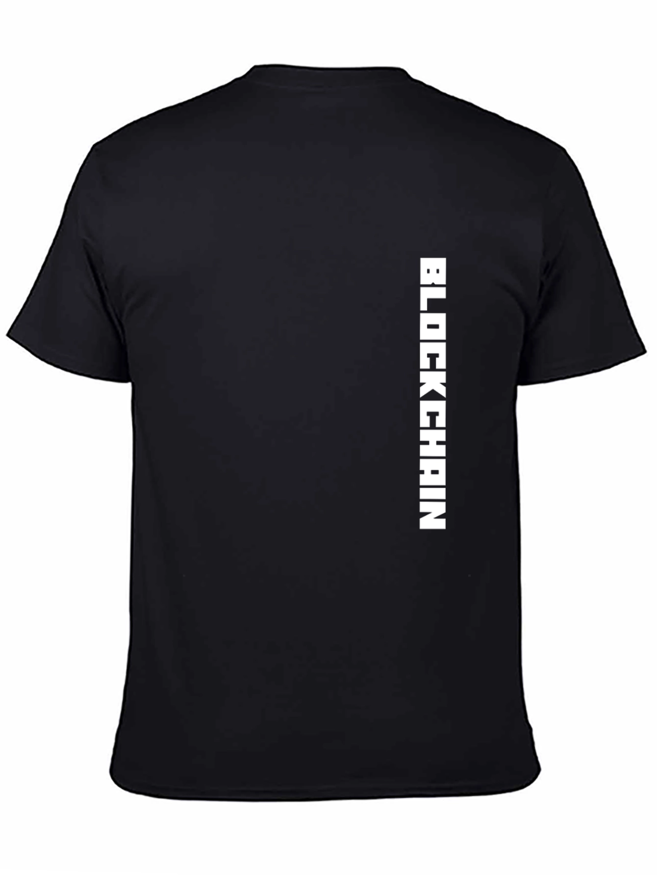 Black Blockchain T-Shirt: Modern Crypto Style