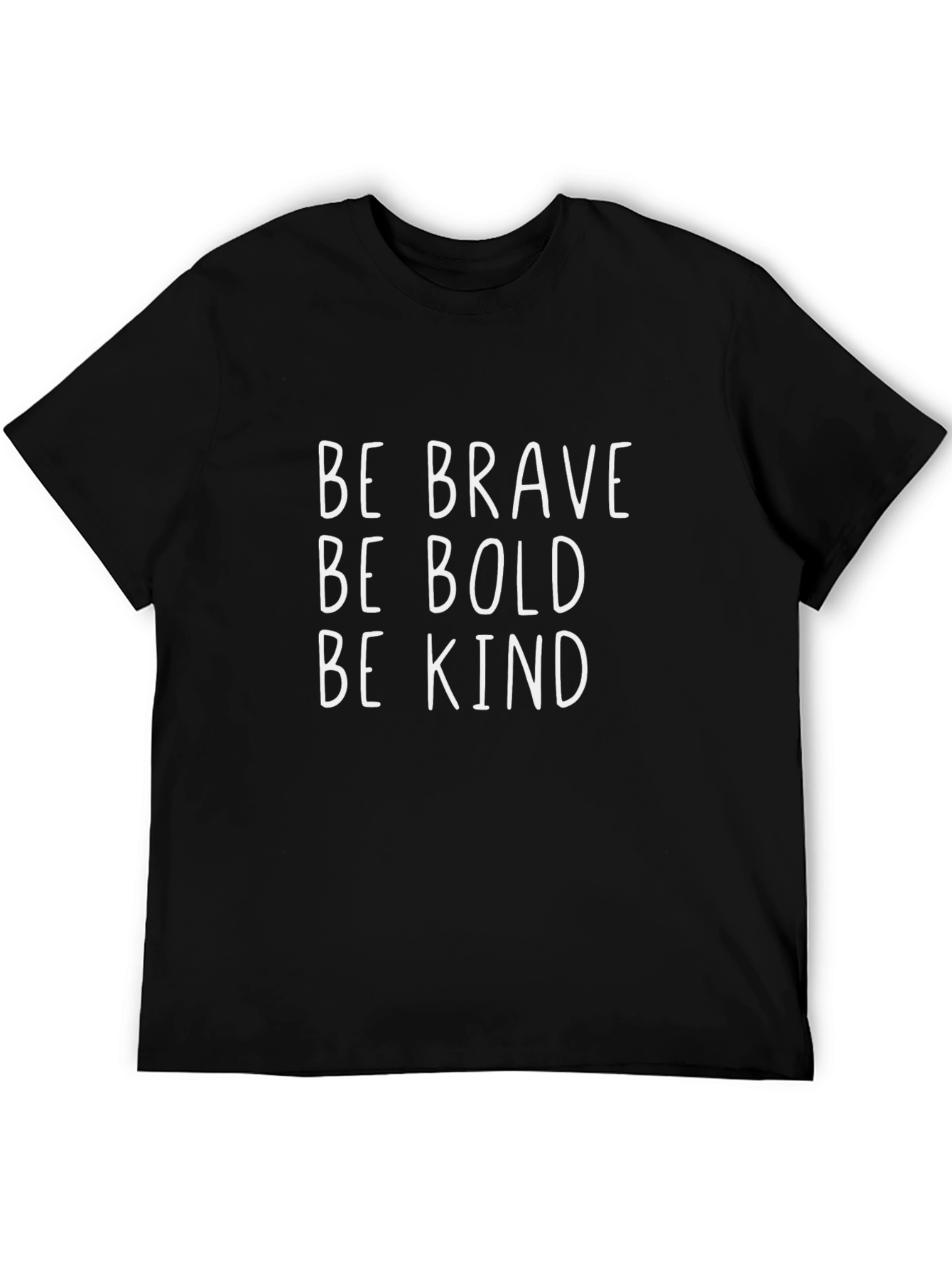 Be Brave Bold Kind Graphic Tee - Black