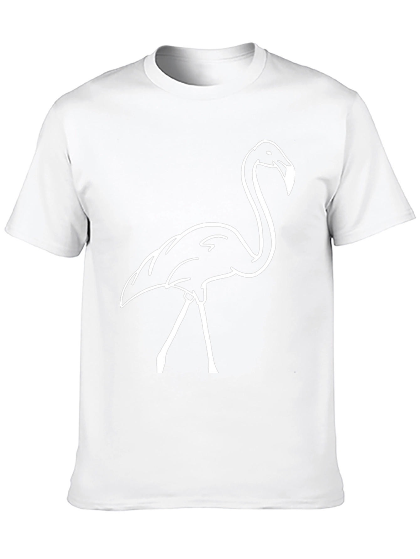 Black Flamingo Graphic Tee - Modern Casual Style