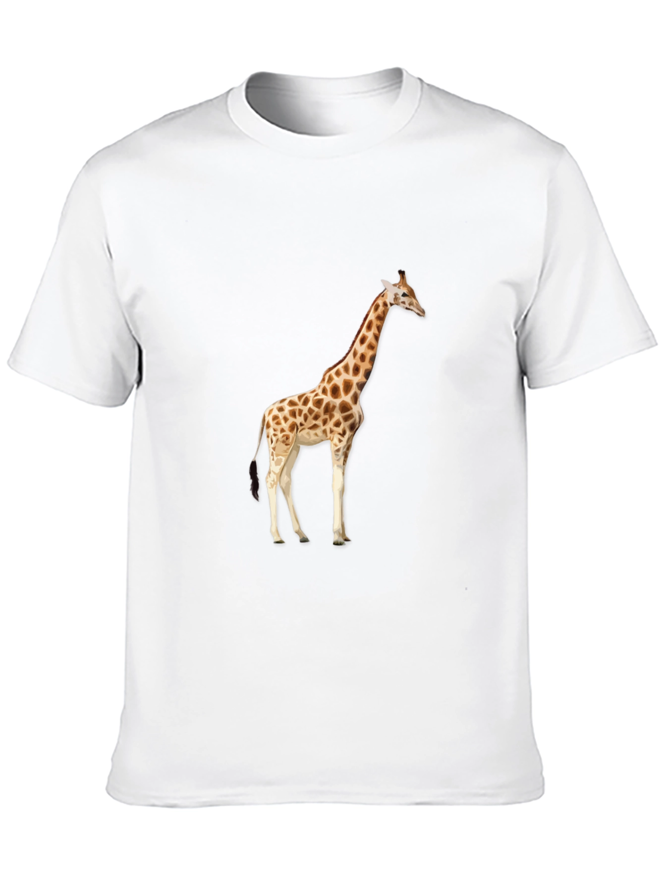 Giraffe Graphic Black T-Shirt