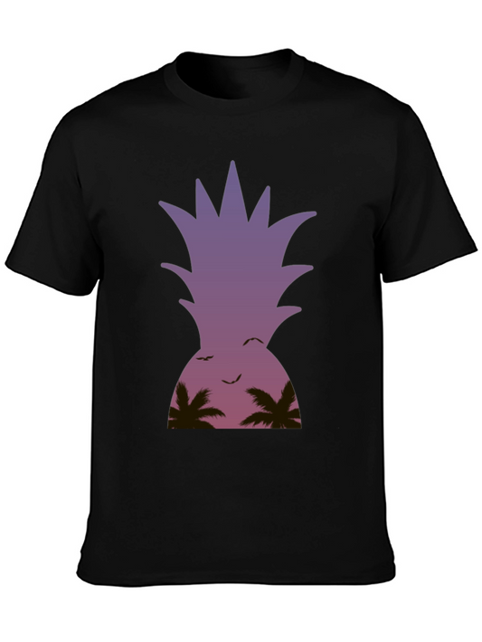Tropical Pineapple Sunset T-Shirt