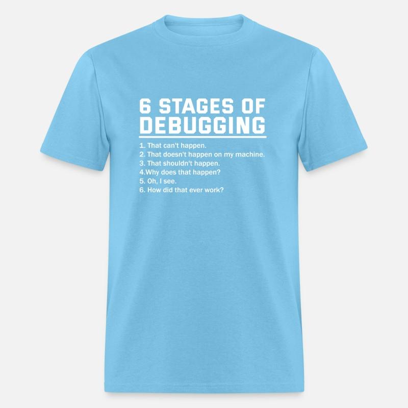 6 Stages of Debugging Funny Software Bug Coding
