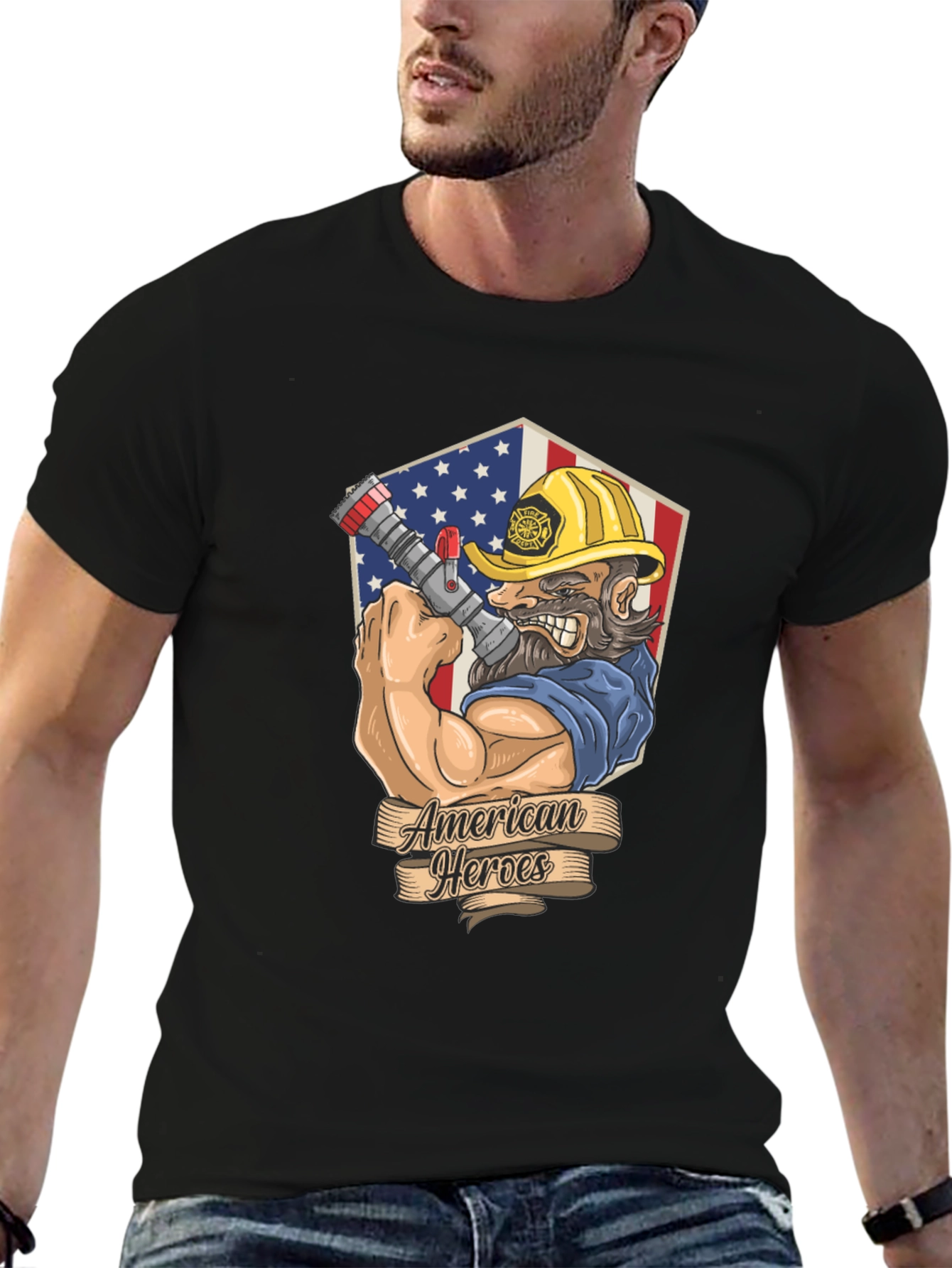 American Heroes Firefighter T-Shirt