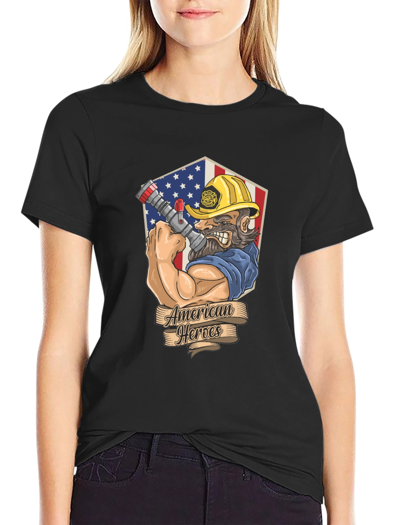 American Heroes Firefighter T-Shirt