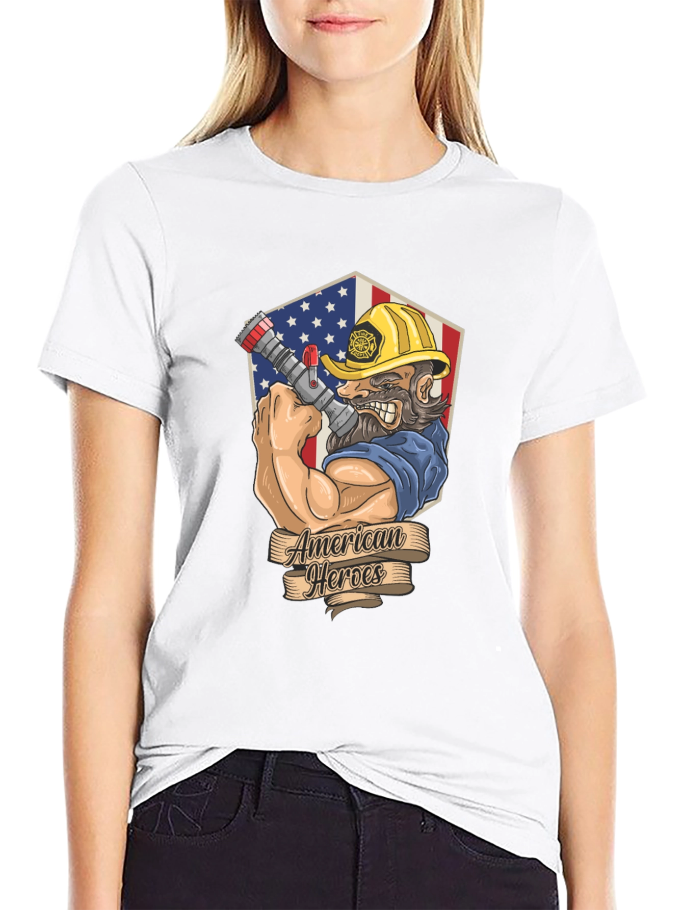 American Heroes Firefighter T-Shirt