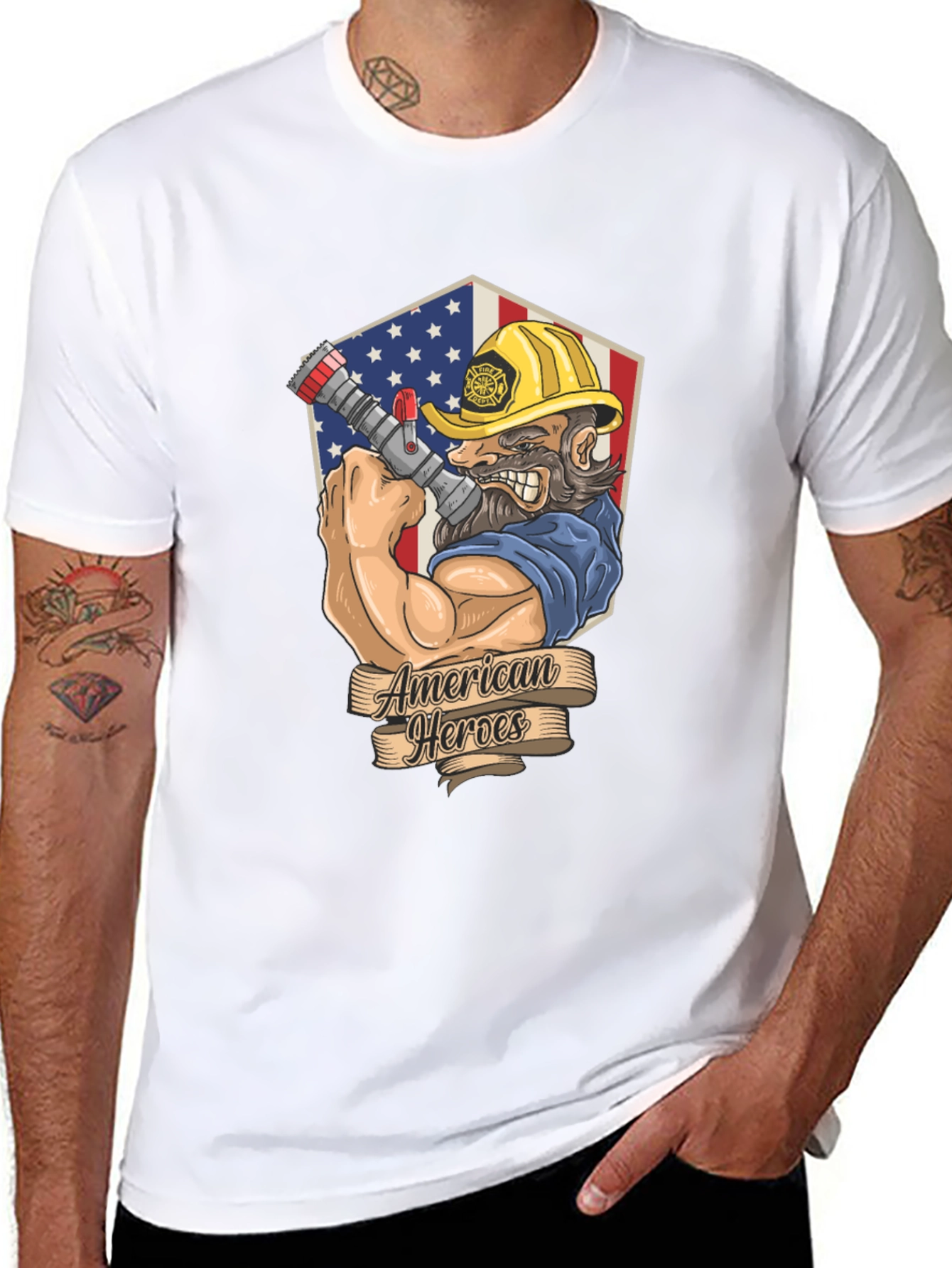 American Heroes Firefighter T-Shirt