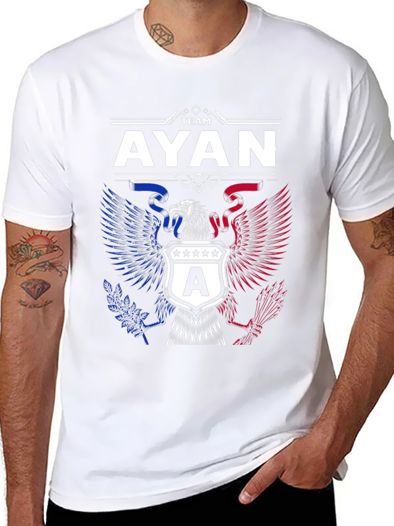 Team Ayan Patriotic Eagle T-Shirt