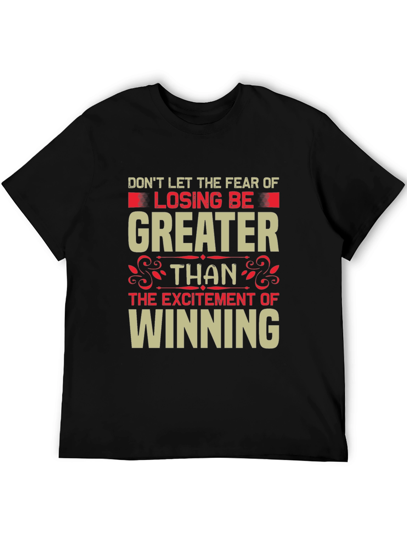 Motivational Graphic Tee: Losing vs. Winning