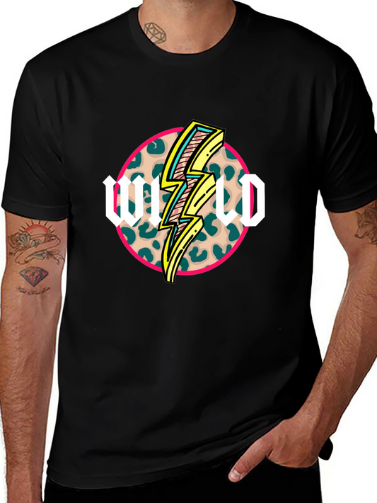 Wild Lightning Bolt Graphic T-Shirt