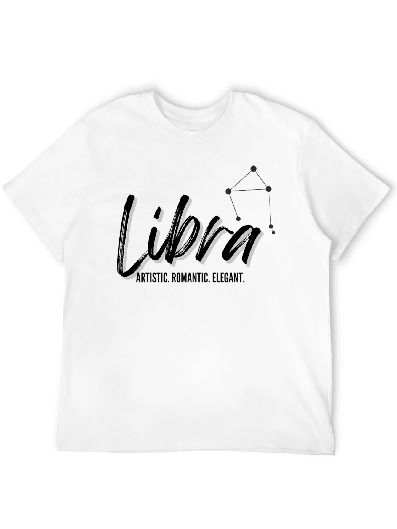 Libra Zodiac T-Shirt - Artistic Romantic & Elegant Design