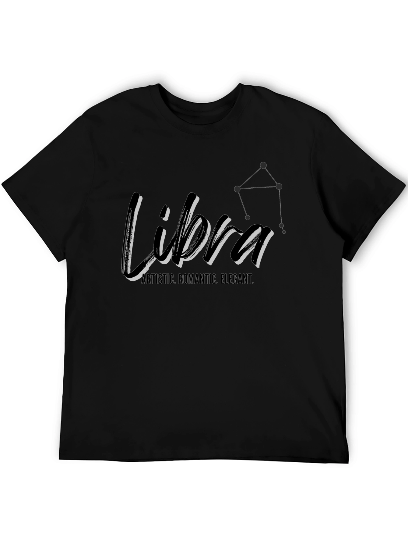 Libra Zodiac T-Shirt - Artistic Romantic & Elegant Design