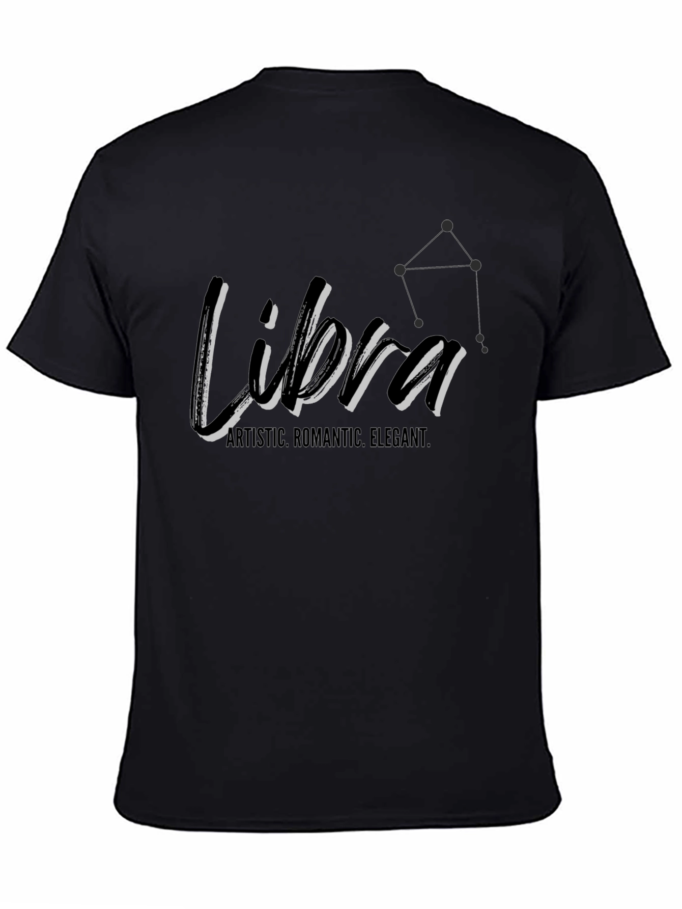 Libra Zodiac T-Shirt - Artistic Romantic & Elegant Design