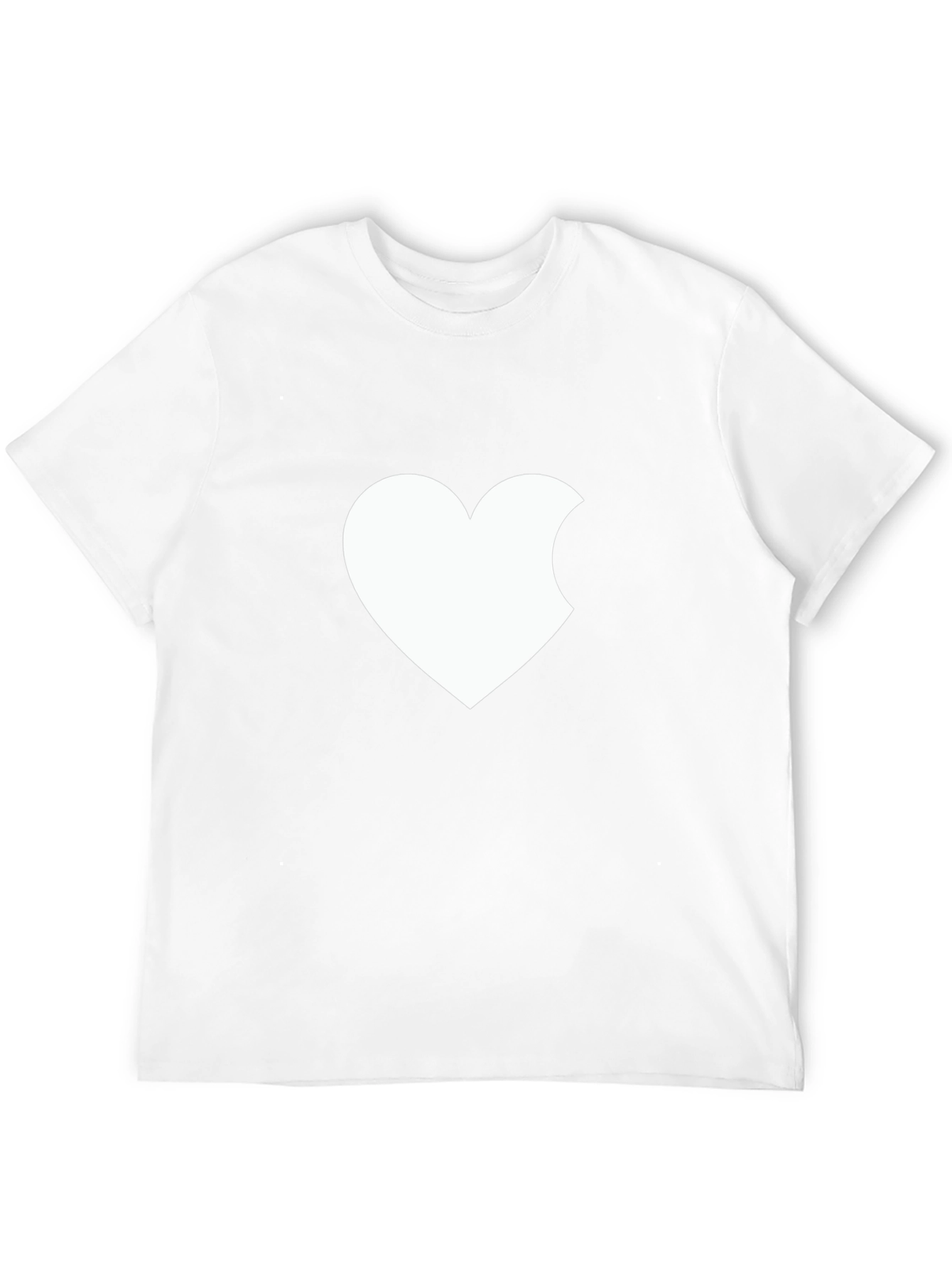 Bitten Heart Graphic T-Shirt - Black Cotton Tee