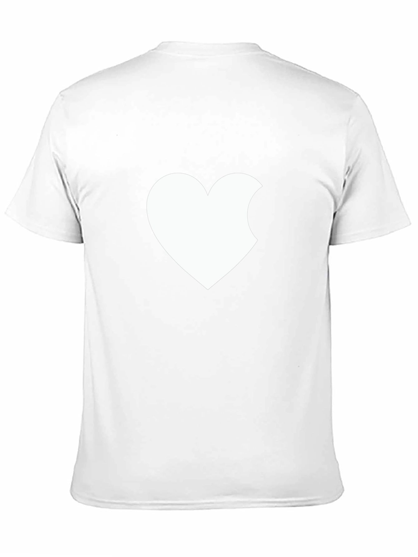 Bitten Heart Graphic T-Shirt - Black Cotton Tee