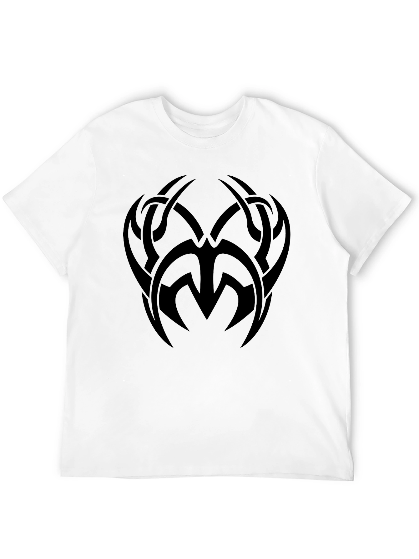 Tribal Design Black T-Shirt