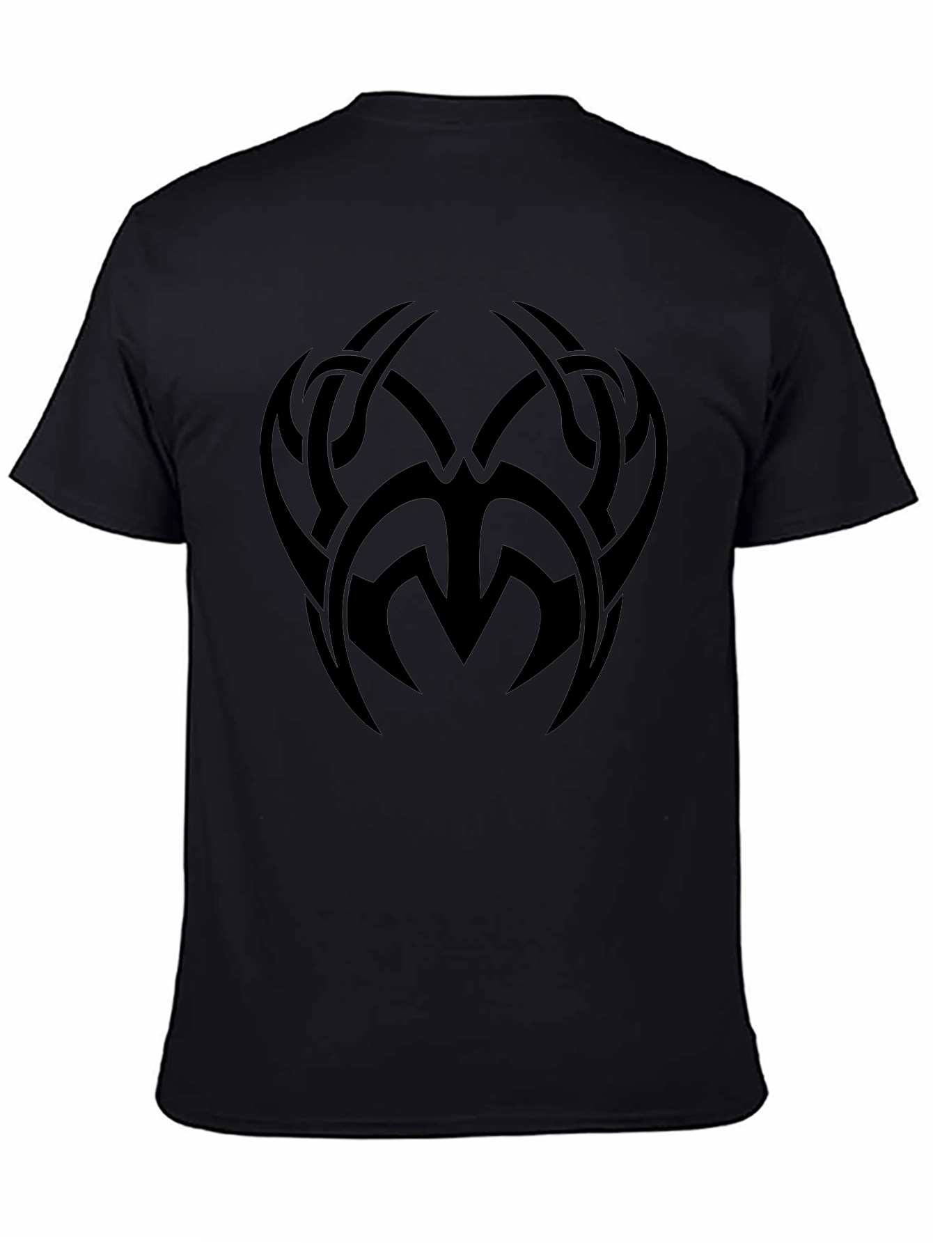 Tribal Design Black T-Shirt