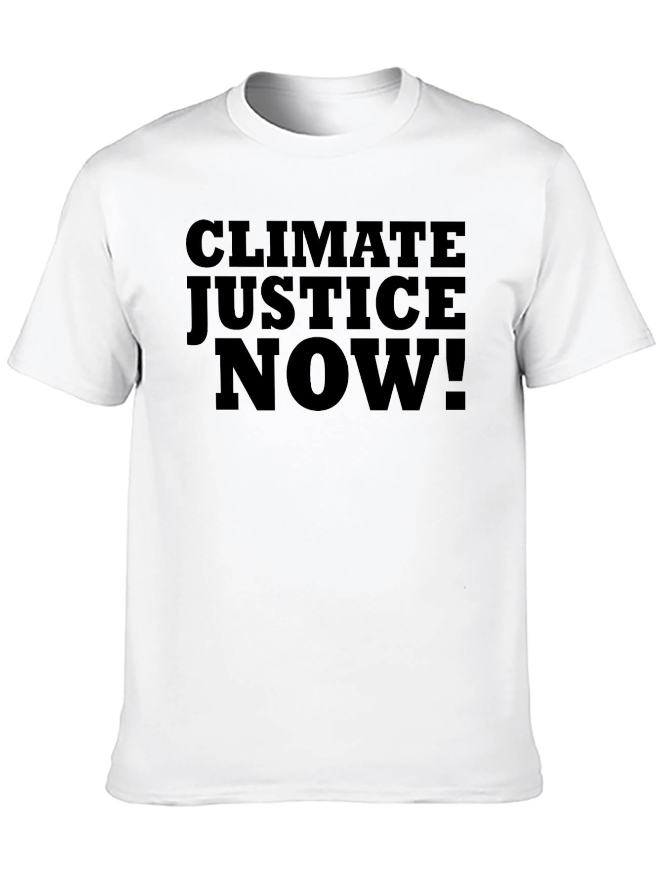 Climate Justice Now! Graphic Tee - Black