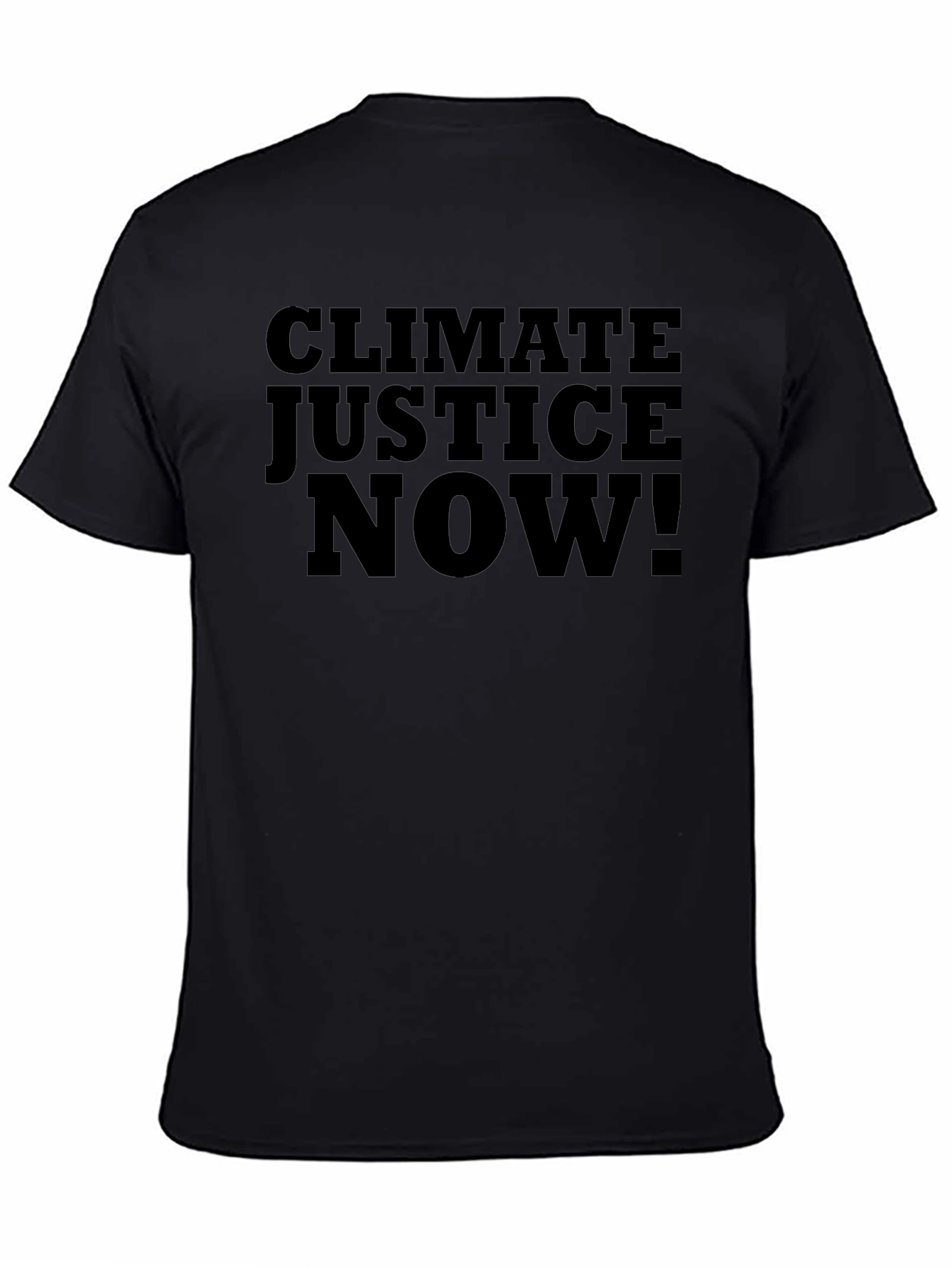 Climate Justice Now! Graphic Tee - Black