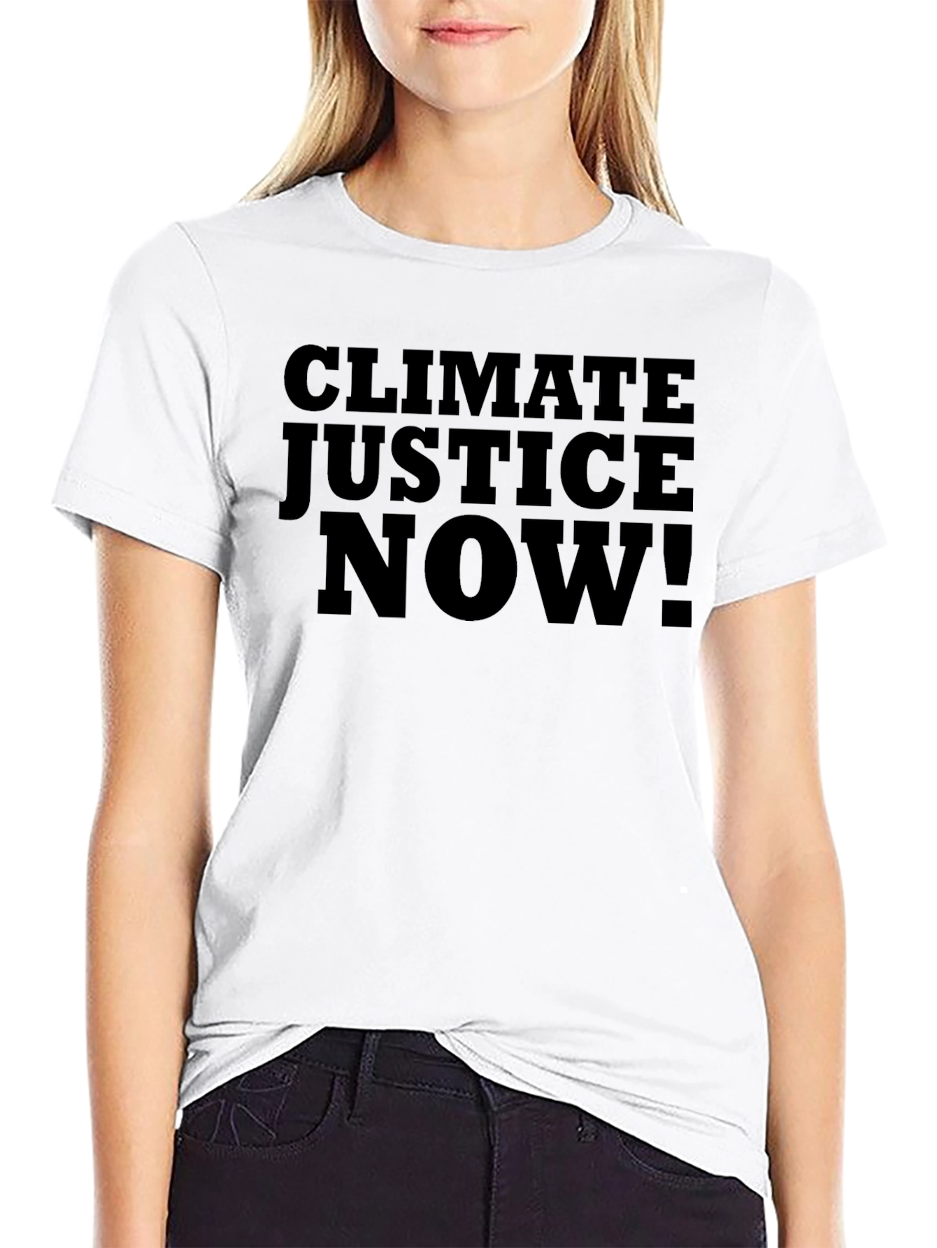 Climate Justice Now! Graphic Tee - Black