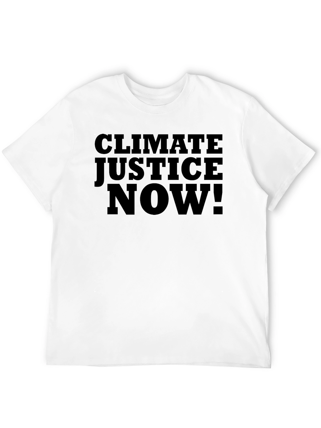 Climate Justice Now! Graphic Tee - Black