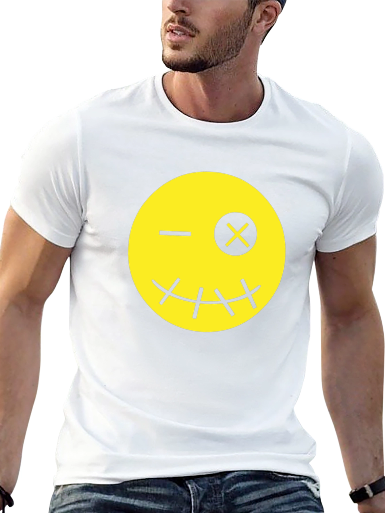 Winking Smiley Face Graphic Tee