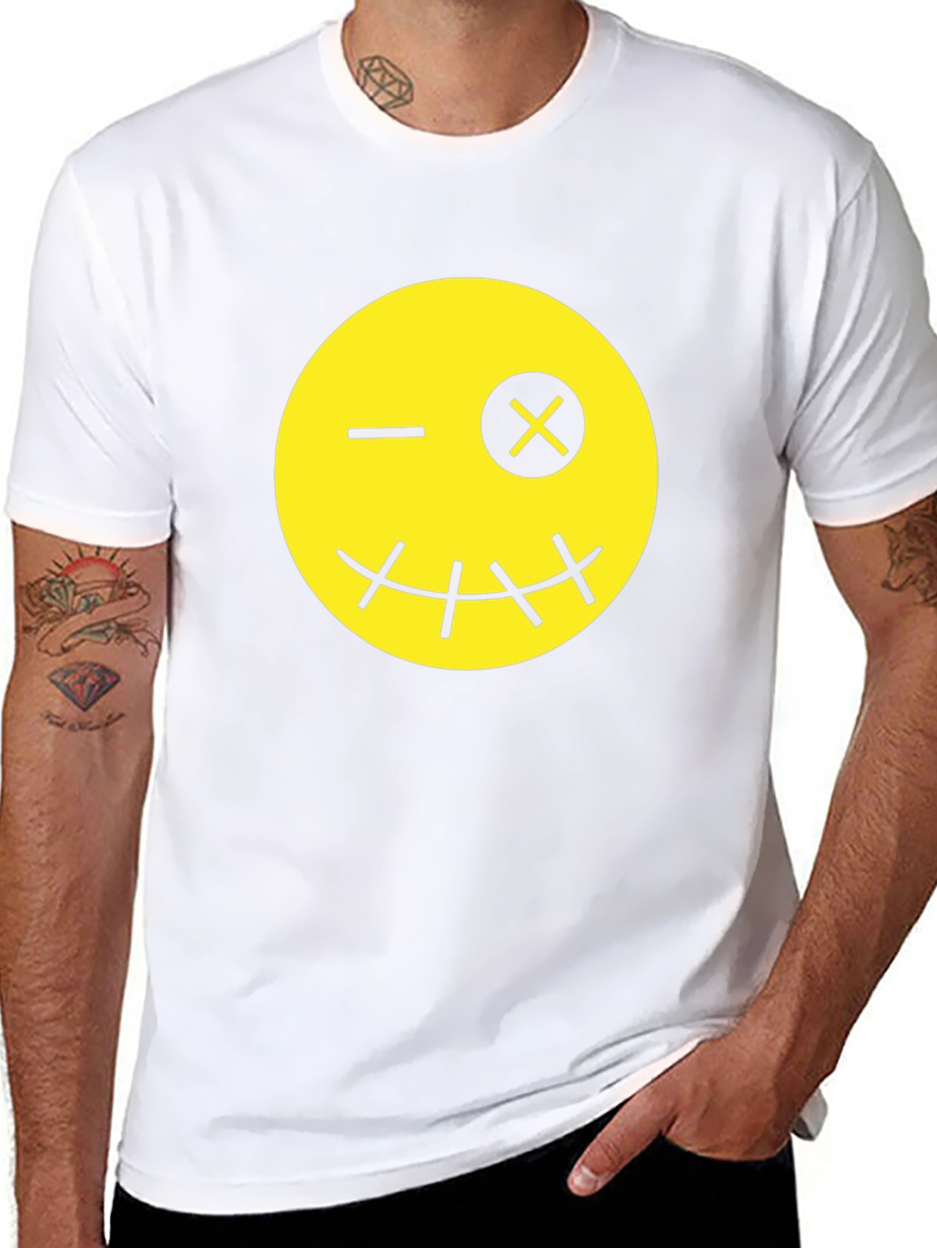 Winking Smiley Face Graphic Tee