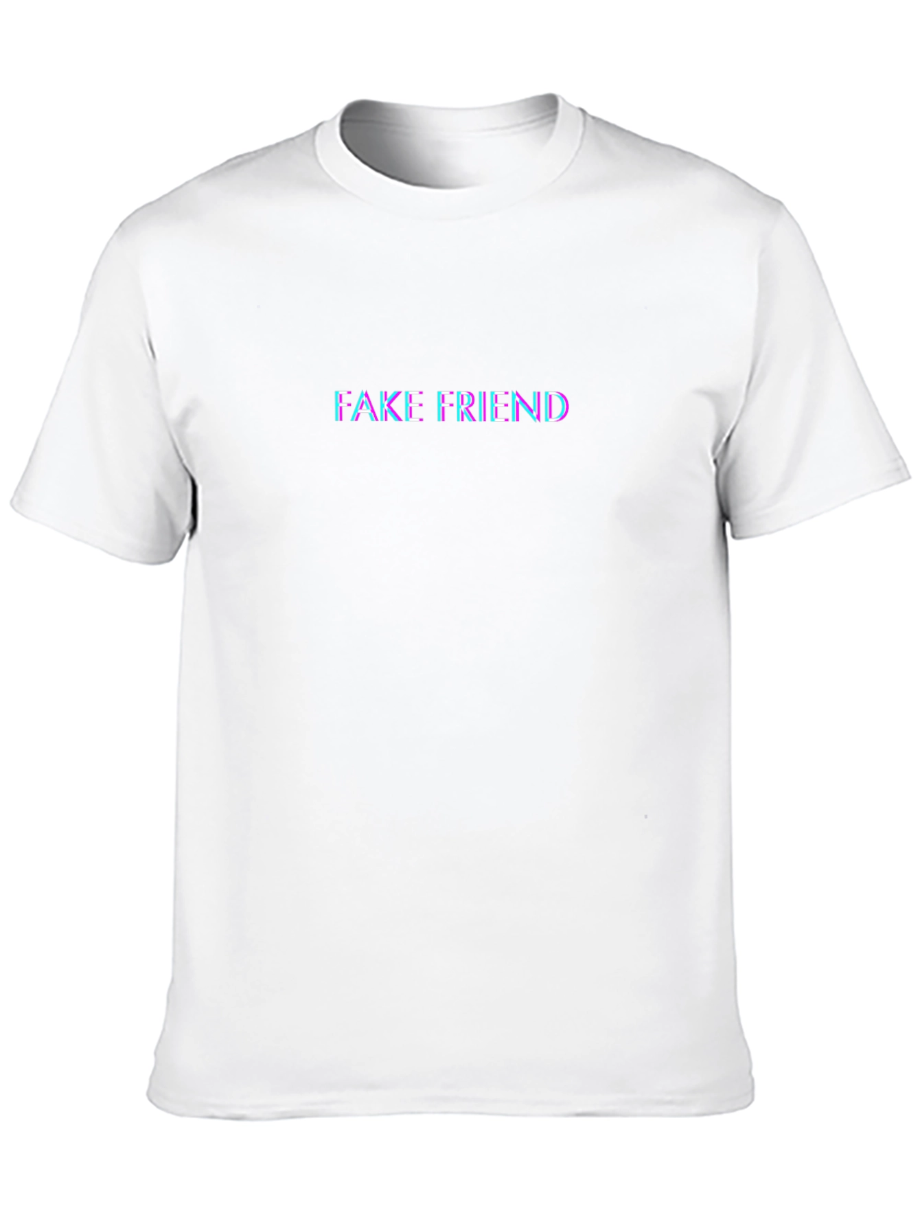 Fake Friend Graphic Tee - Casual Comfort