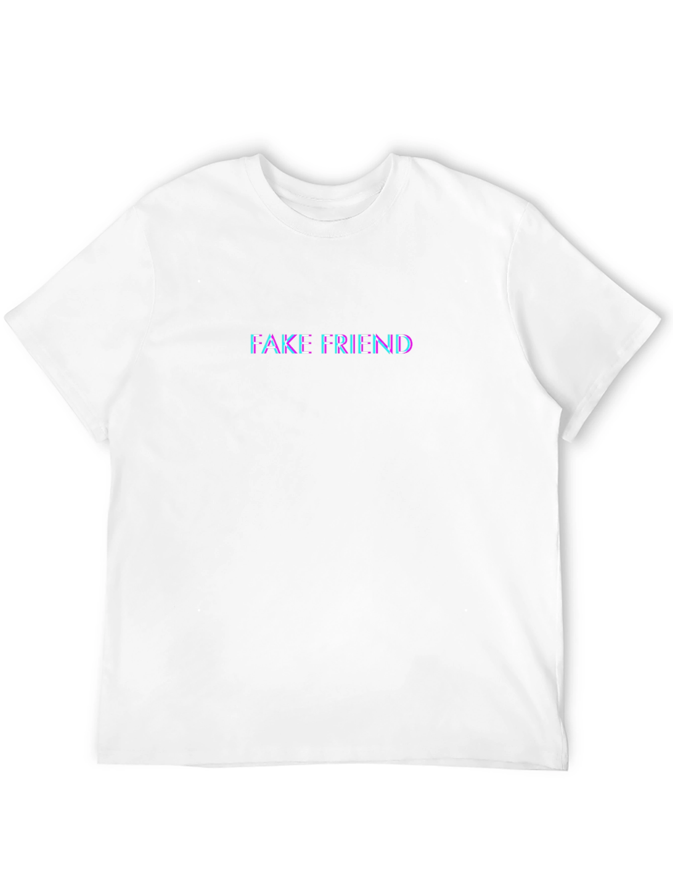 Fake Friend Graphic Tee - Casual Comfort