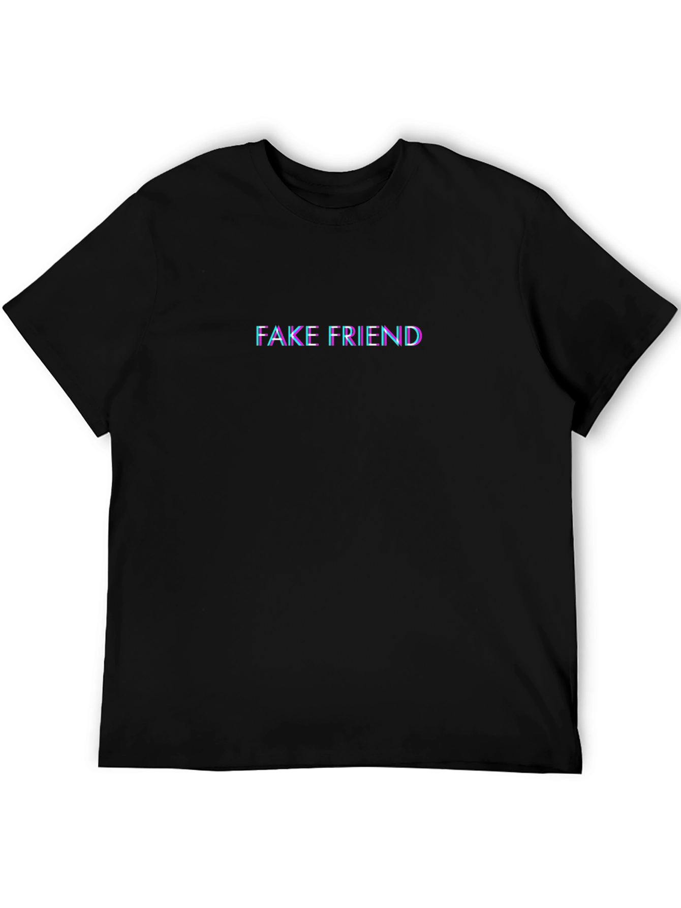 Fake Friend Graphic Tee - Casual Comfort