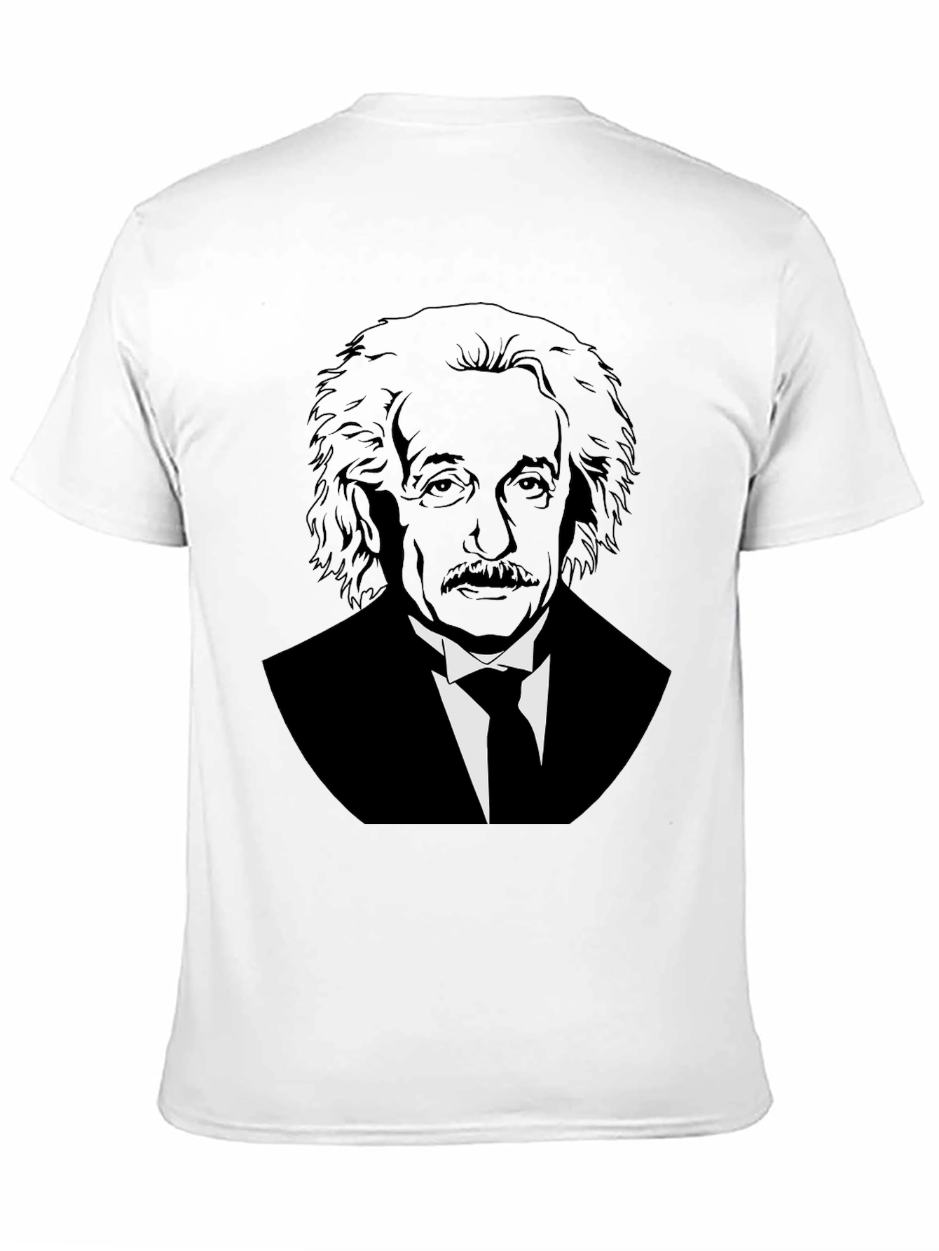 Einstein Graphic Print Black T-Shirt