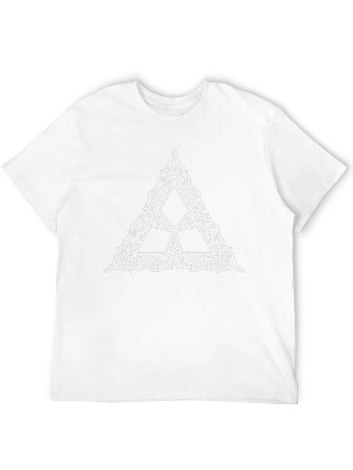 Mystic Triangle Graphic Tee - Elegant Design