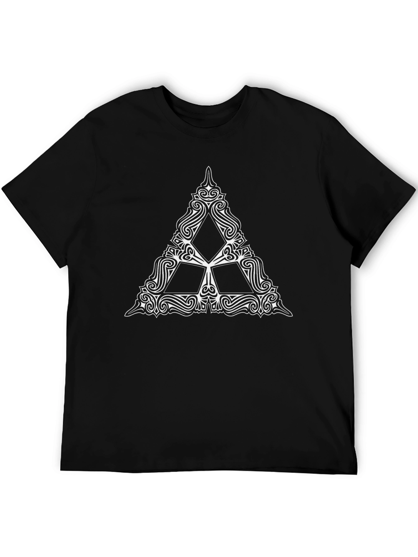 Mystic Triangle Graphic Tee - Elegant Design