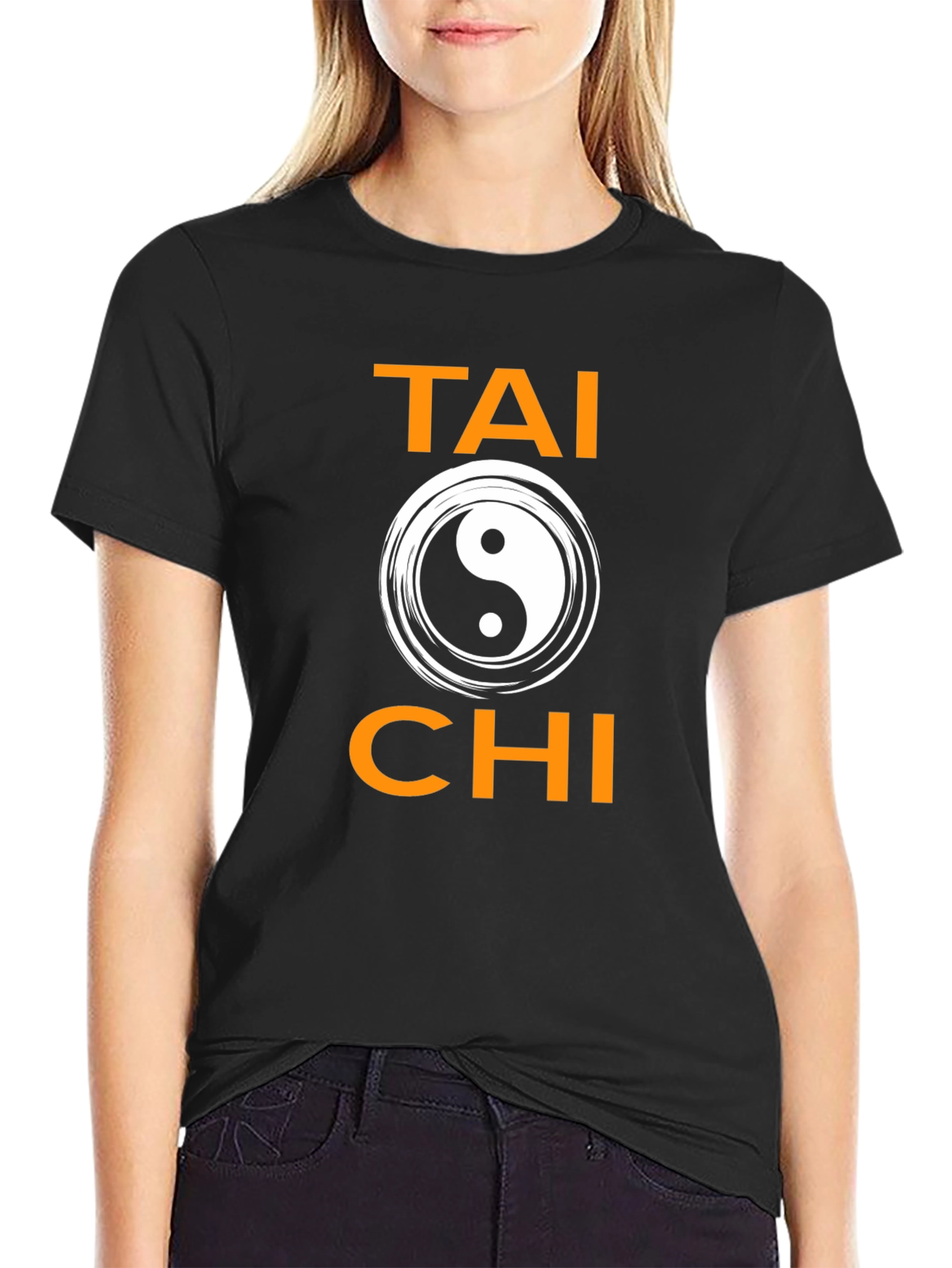 Tai Chi Yin Yang Symbol Graphic T-Shirt