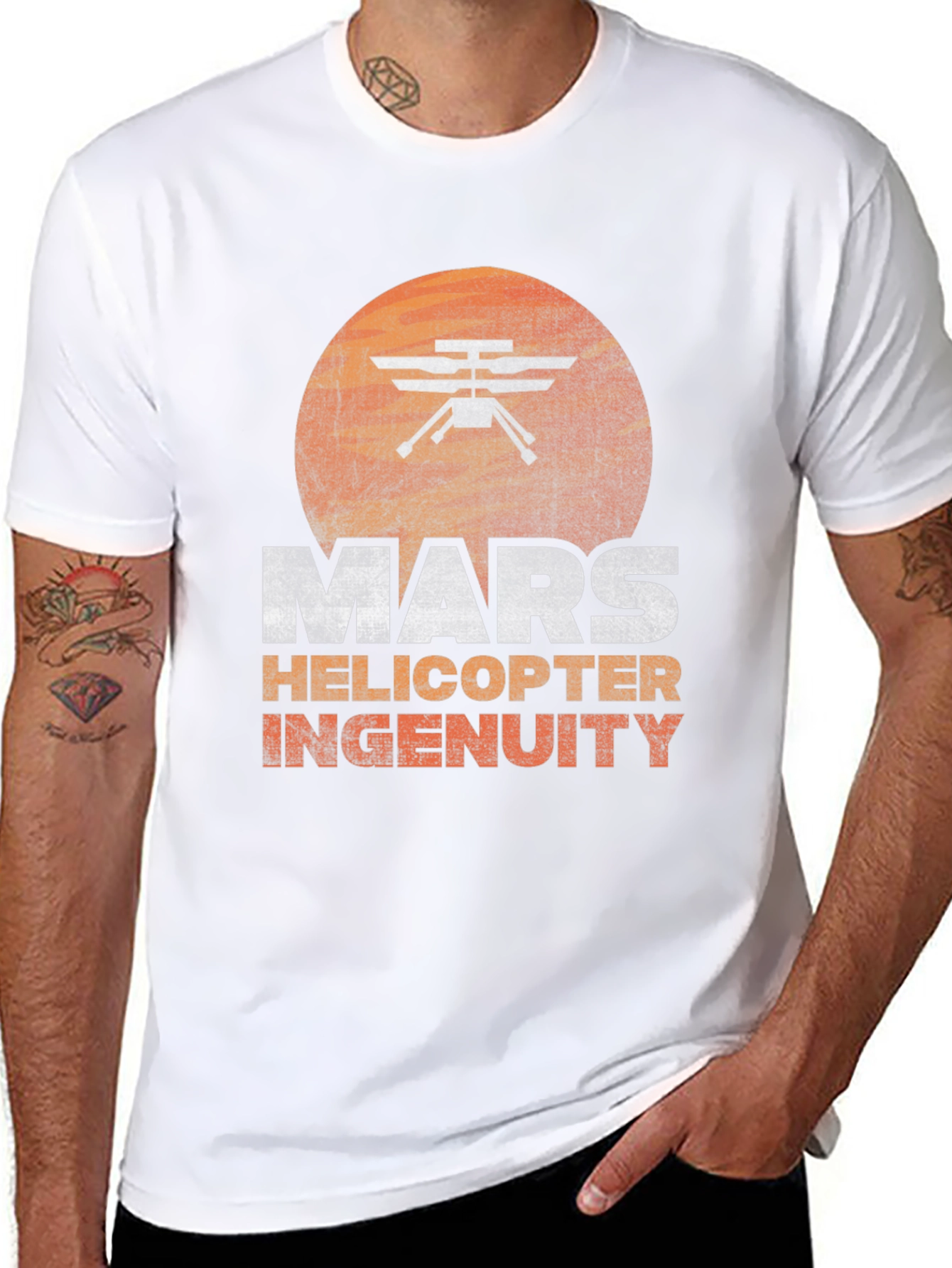 Mars Helicopter Ingenuity Graphic T-Shirt