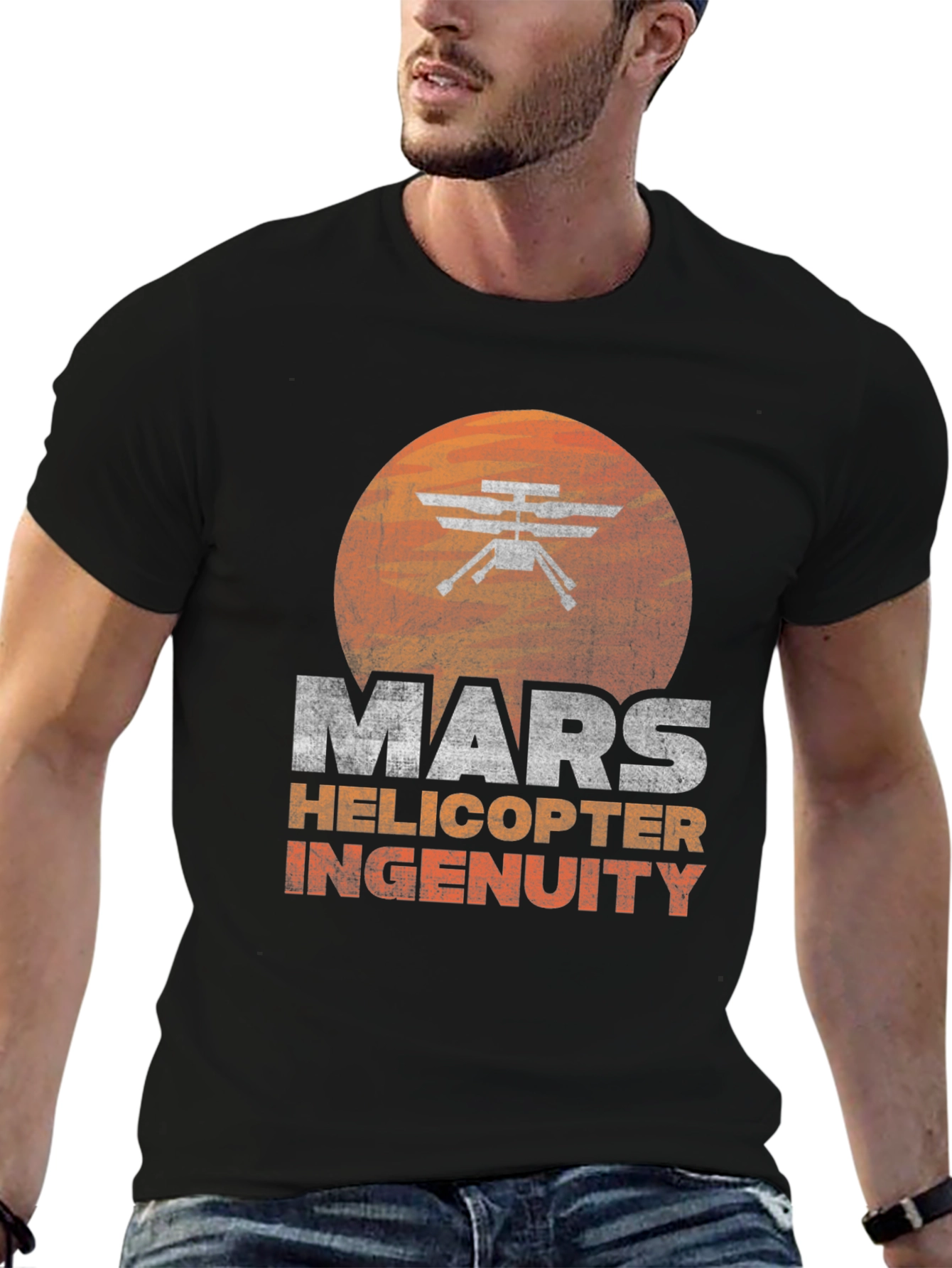 Mars Helicopter Ingenuity Graphic T-Shirt