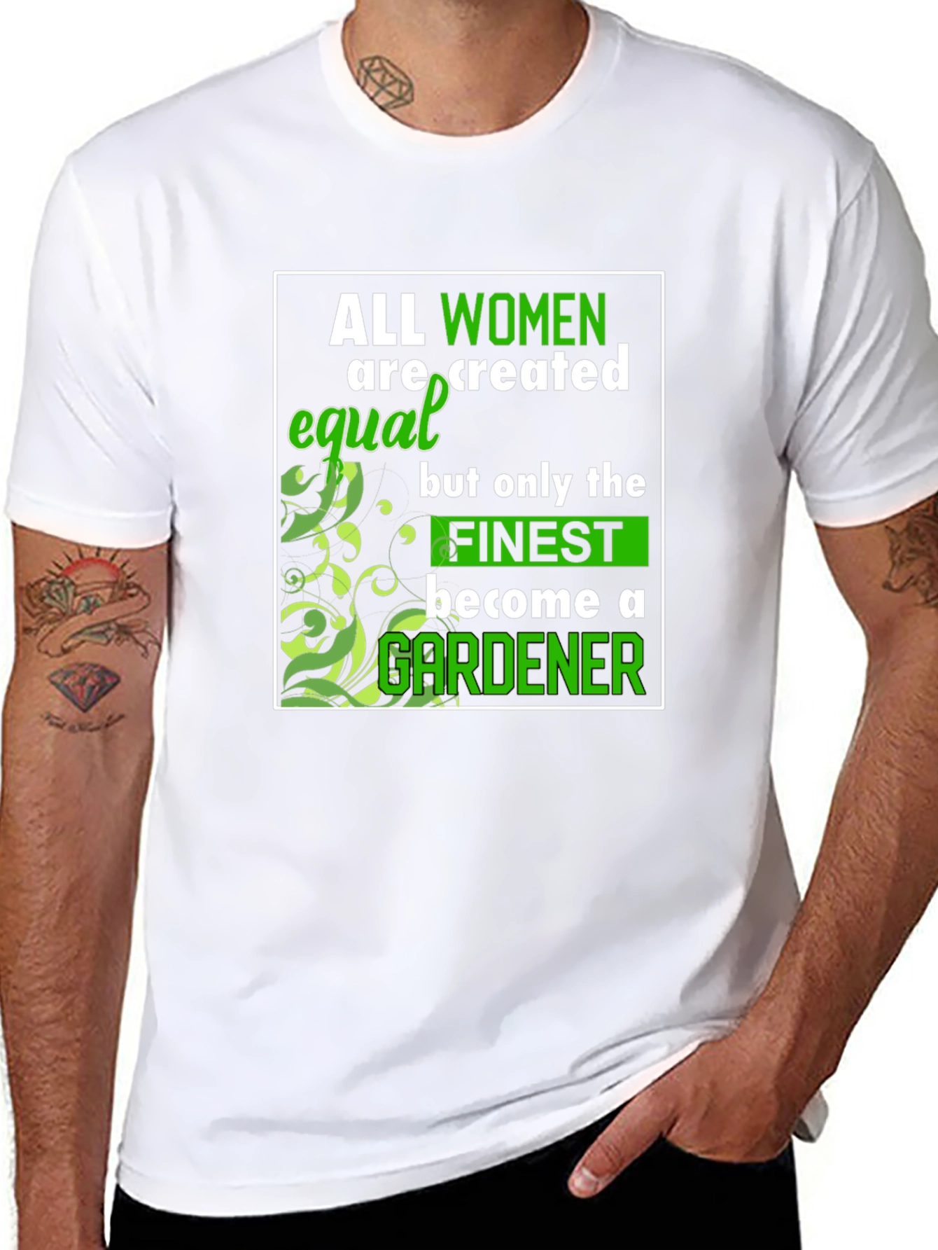 Gardener Womens T-Shirt - All Women Are Created Equal