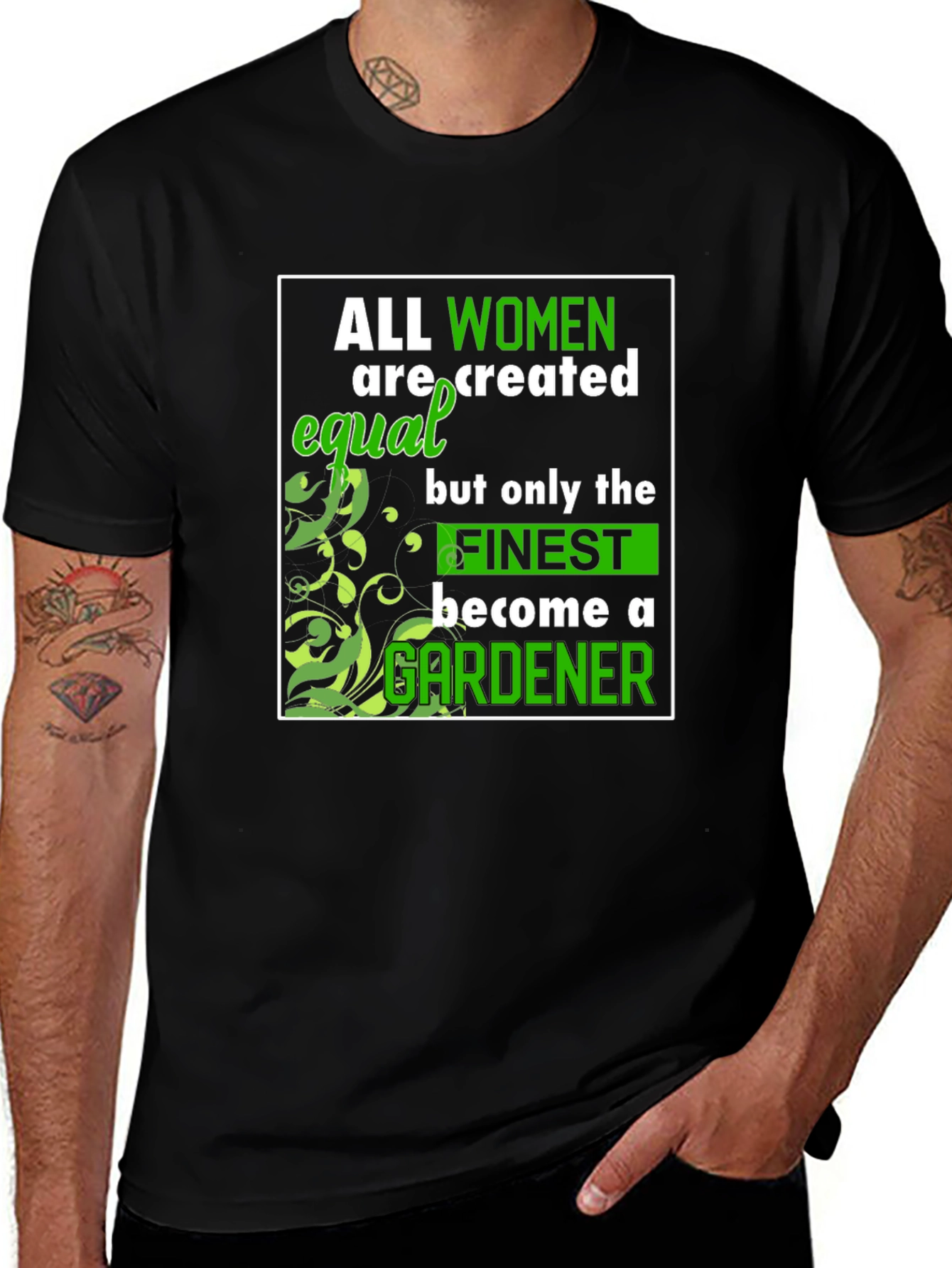Gardener Womens T-Shirt - All Women Are Created Equal