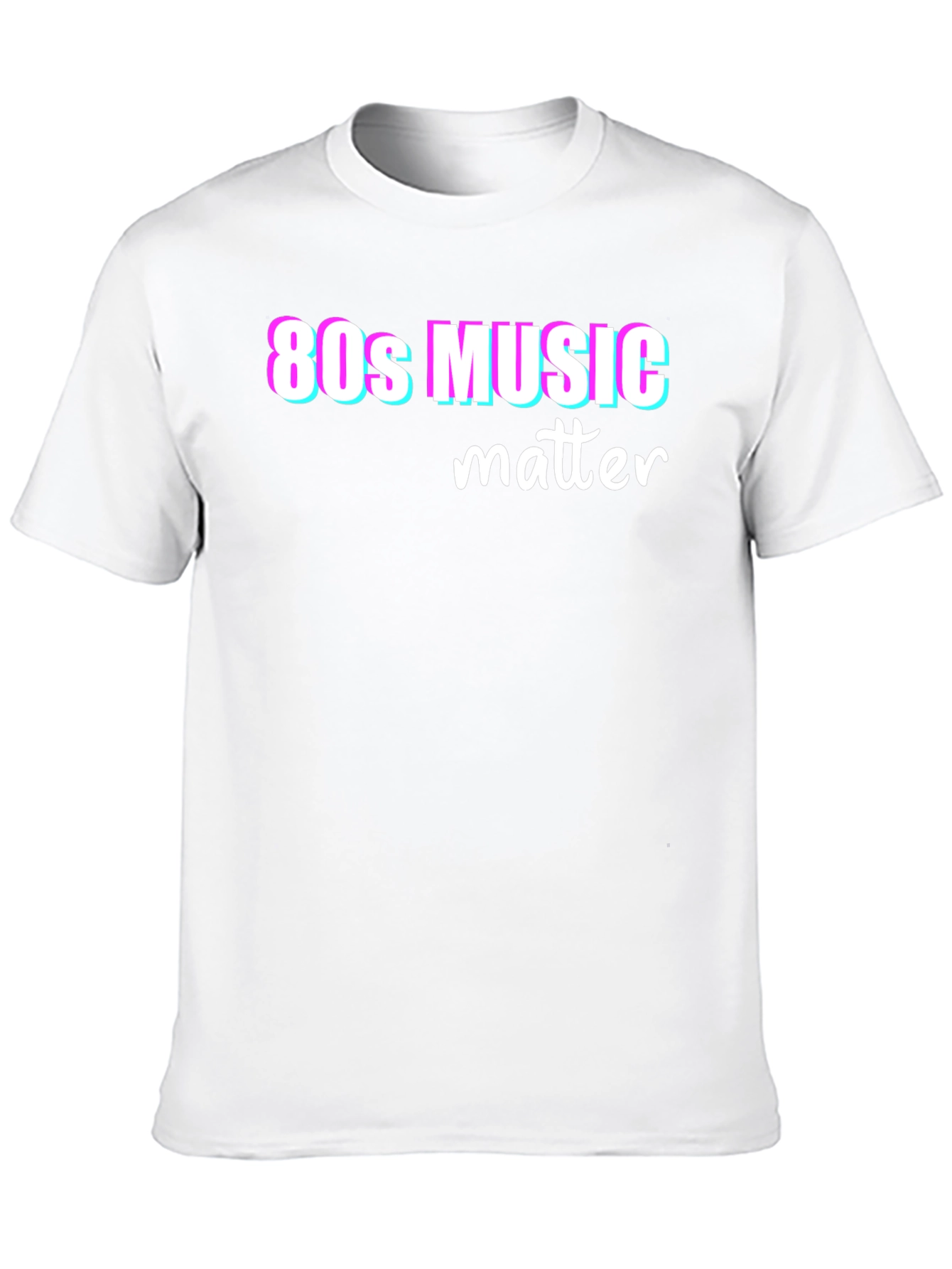 80s Music Matters Graphic T-Shirt