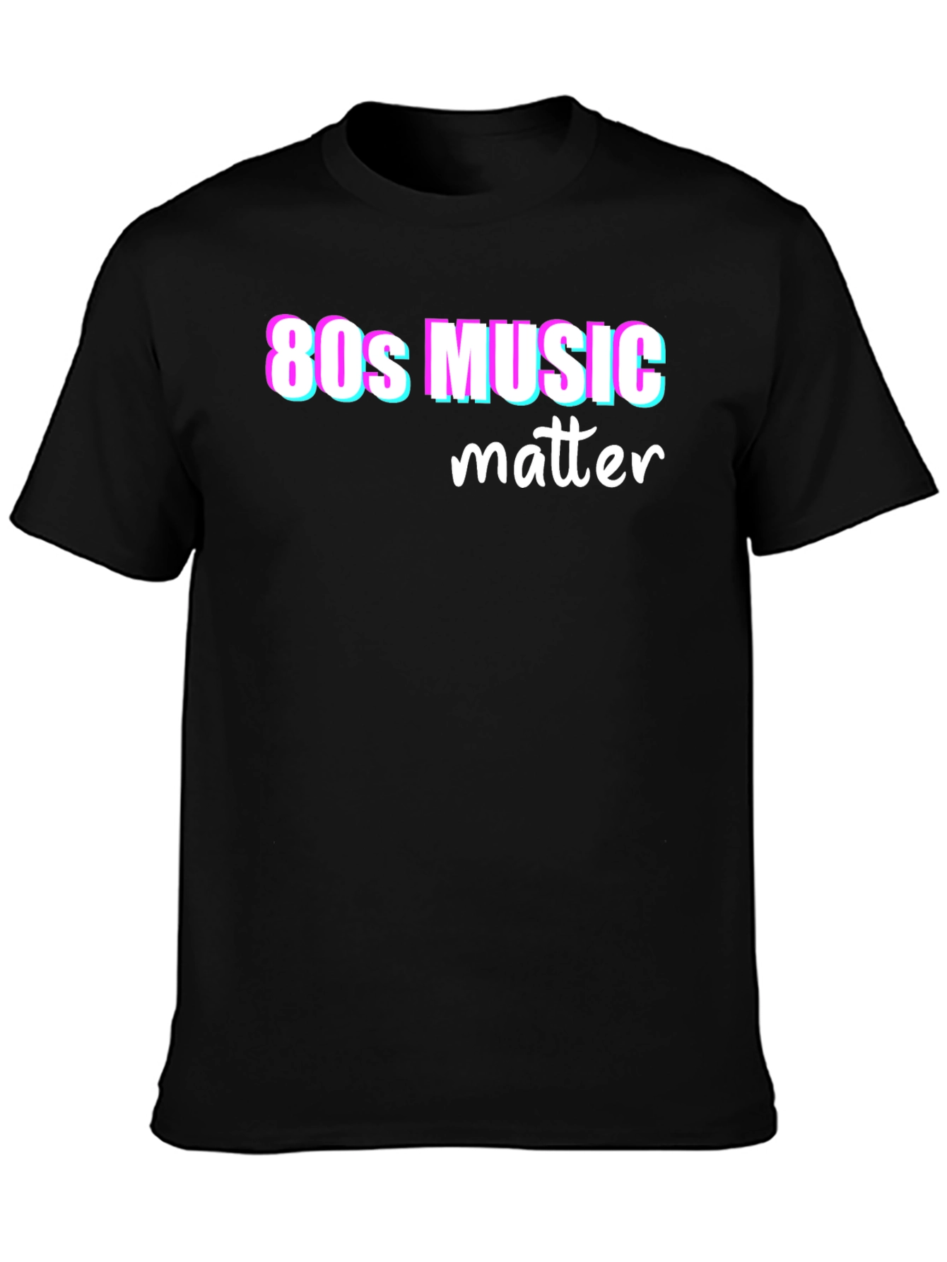 80s Music Matters Graphic T-Shirt