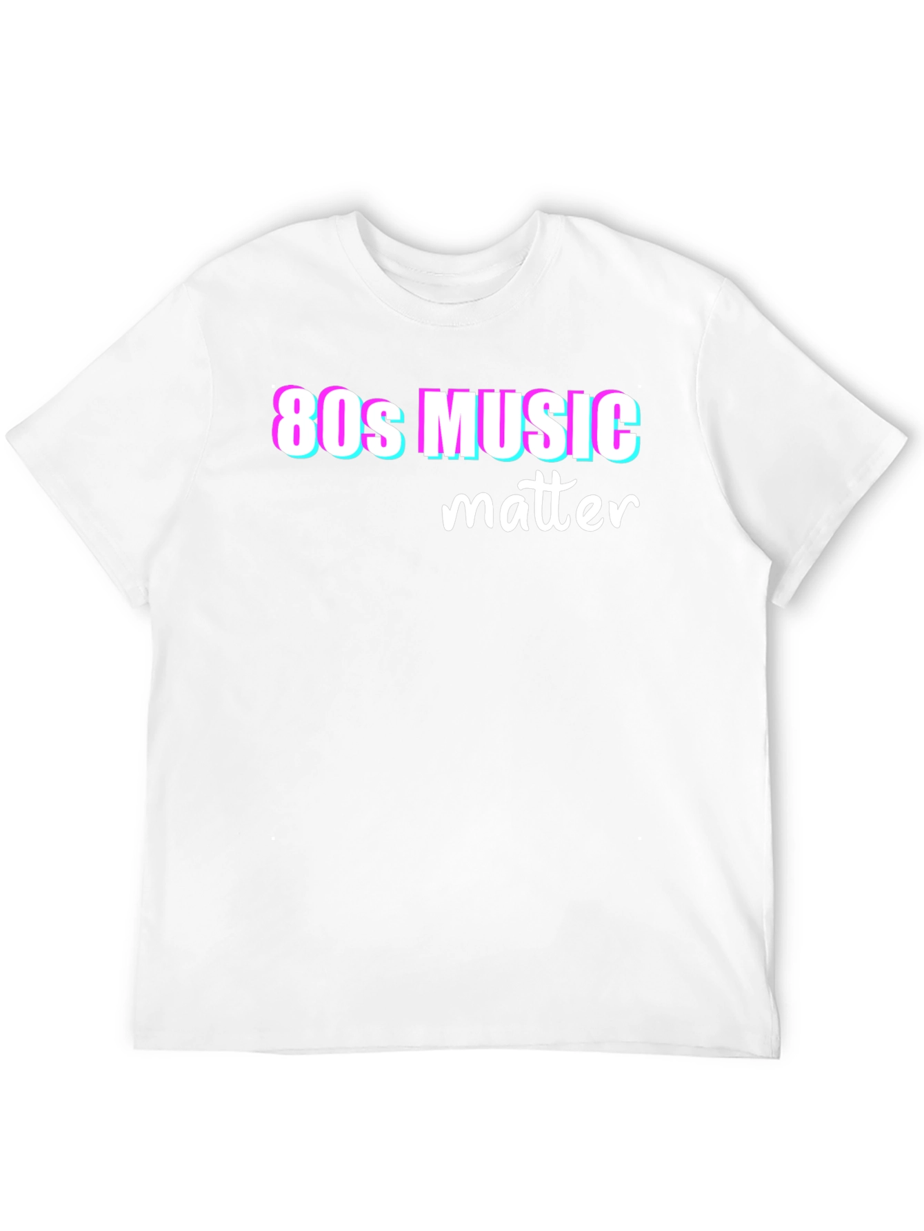 80s Music Matters Graphic T-Shirt