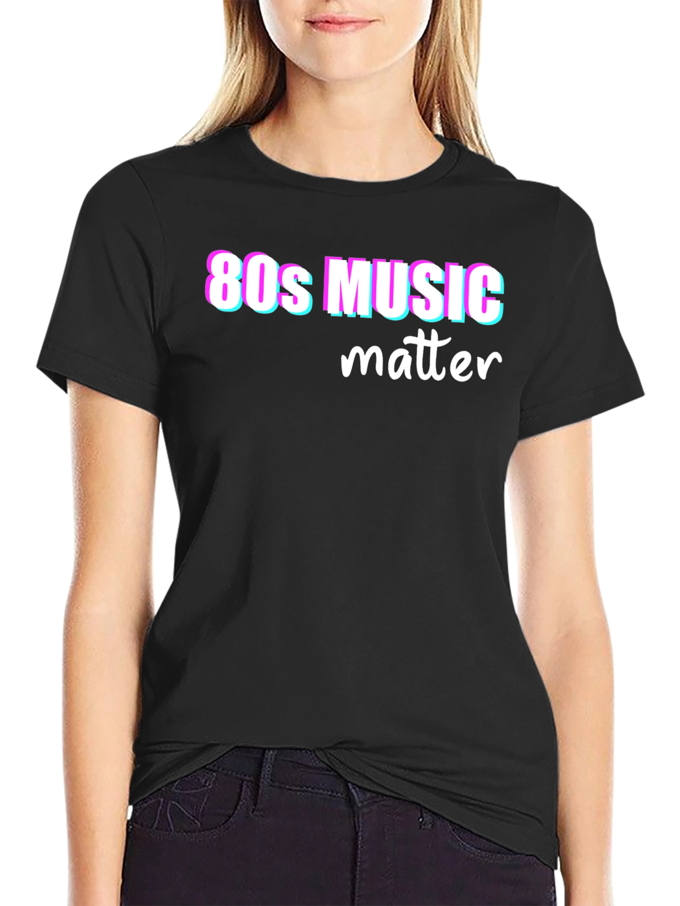 80s Music Matters Graphic T-Shirt