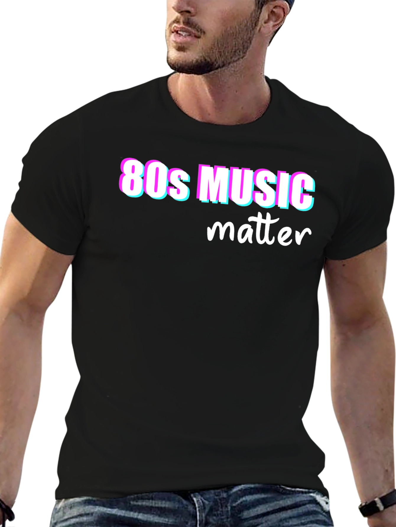 80s Music Matters Graphic T-Shirt
