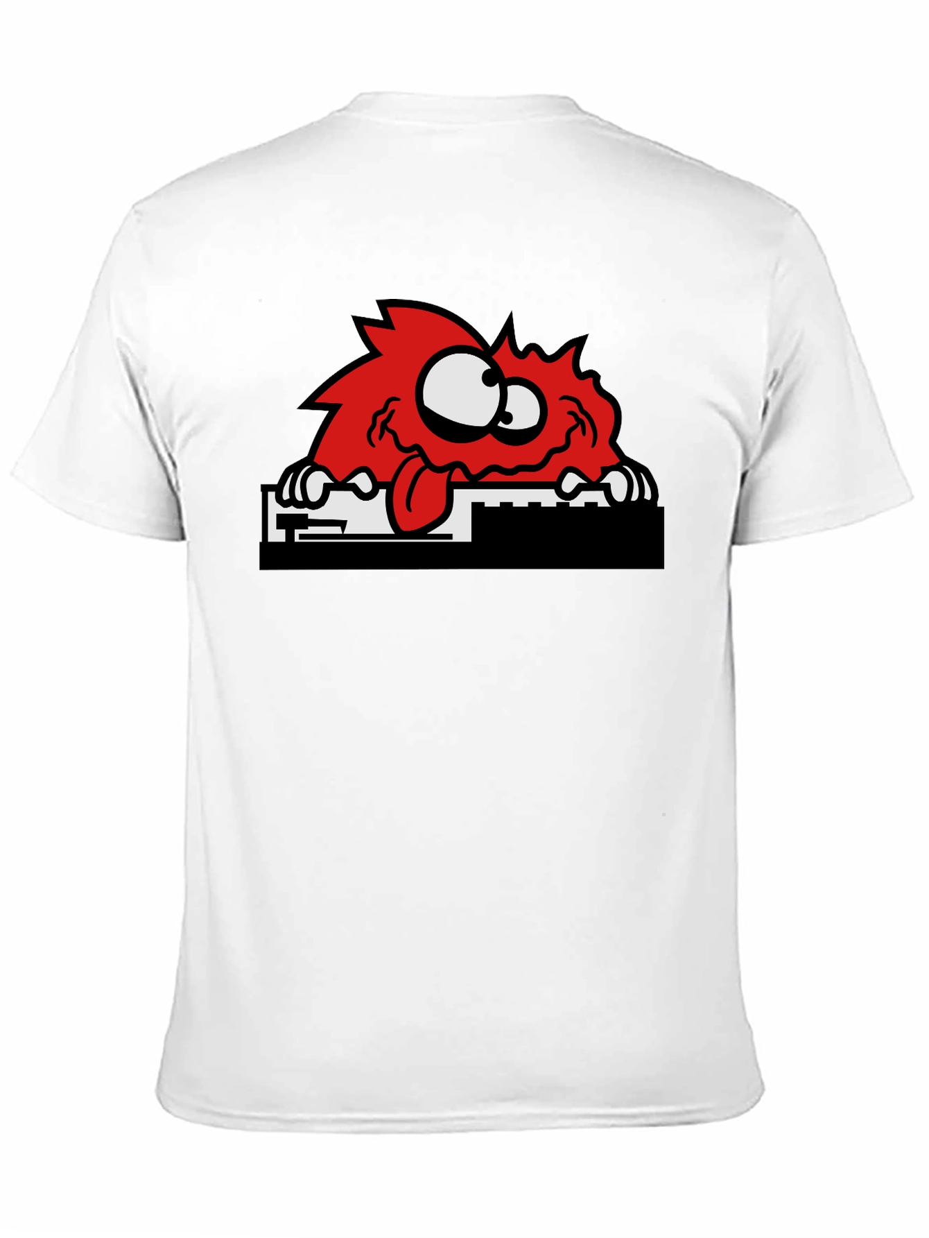 Funny Red Monster Graphic T-Shirt - Unisex Cotton Tee
