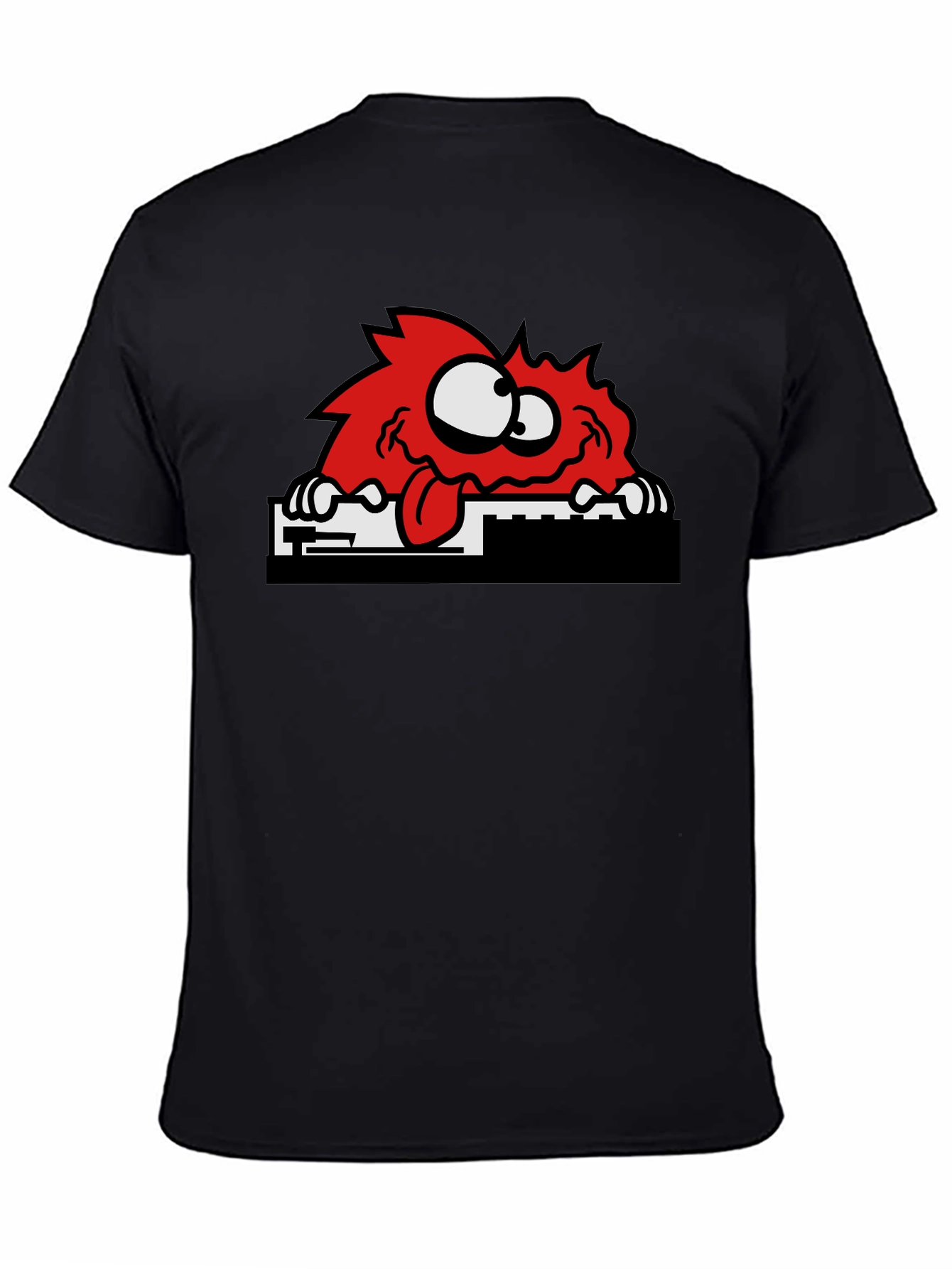 Funny Red Monster Graphic T-Shirt - Unisex Cotton Tee